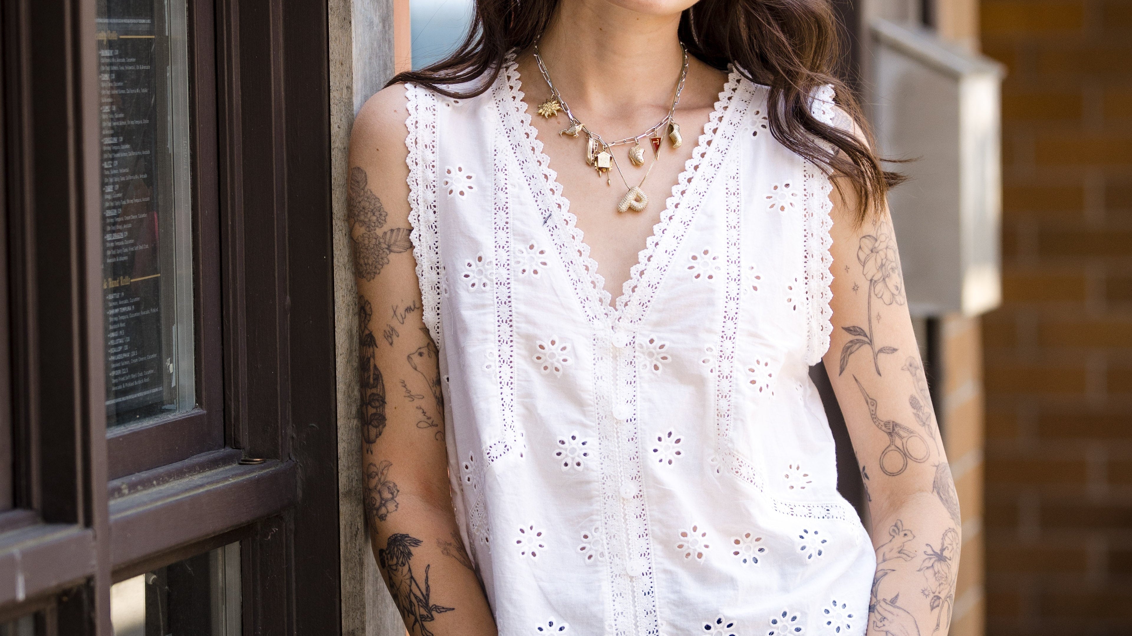 White summer outfit inspiration at Vixen Collection.