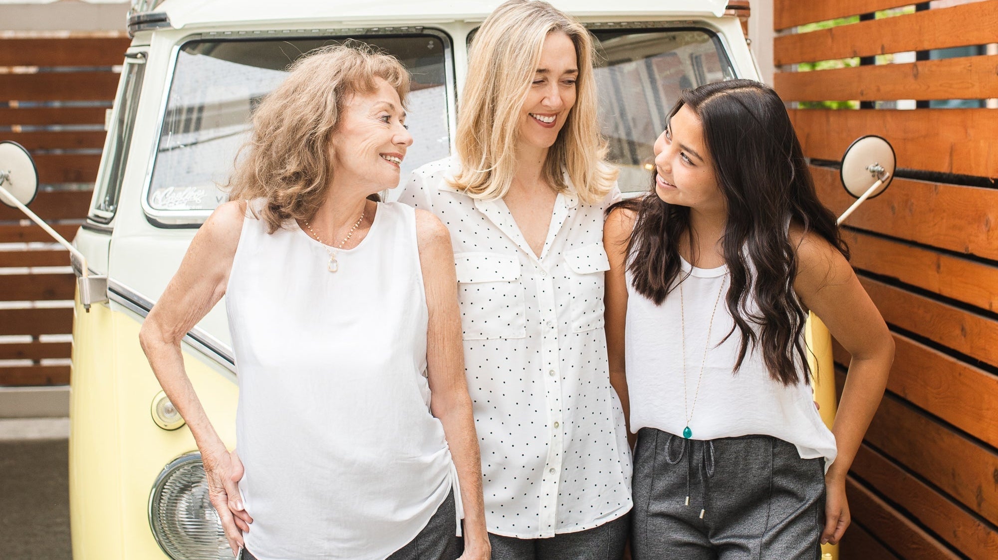 Girls in front of the Airstream | The Magnolia Beautification Project Continues To Shine
