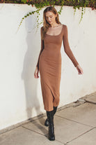Rosie Knit Maxi Dress-Dresses-Vixen Collection, Day Spa and Women's Boutique Located in Seattle, Washington