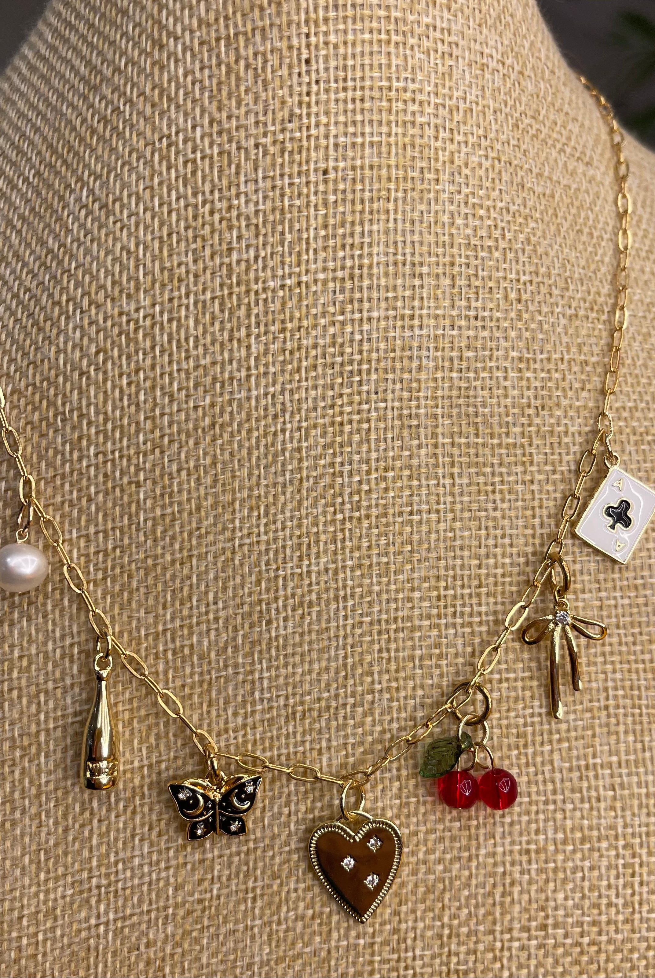 Vixen Charmed Necklace-Necklaces-Vixen Collection, Day Spa and Women's Boutique Located in Seattle, Washington