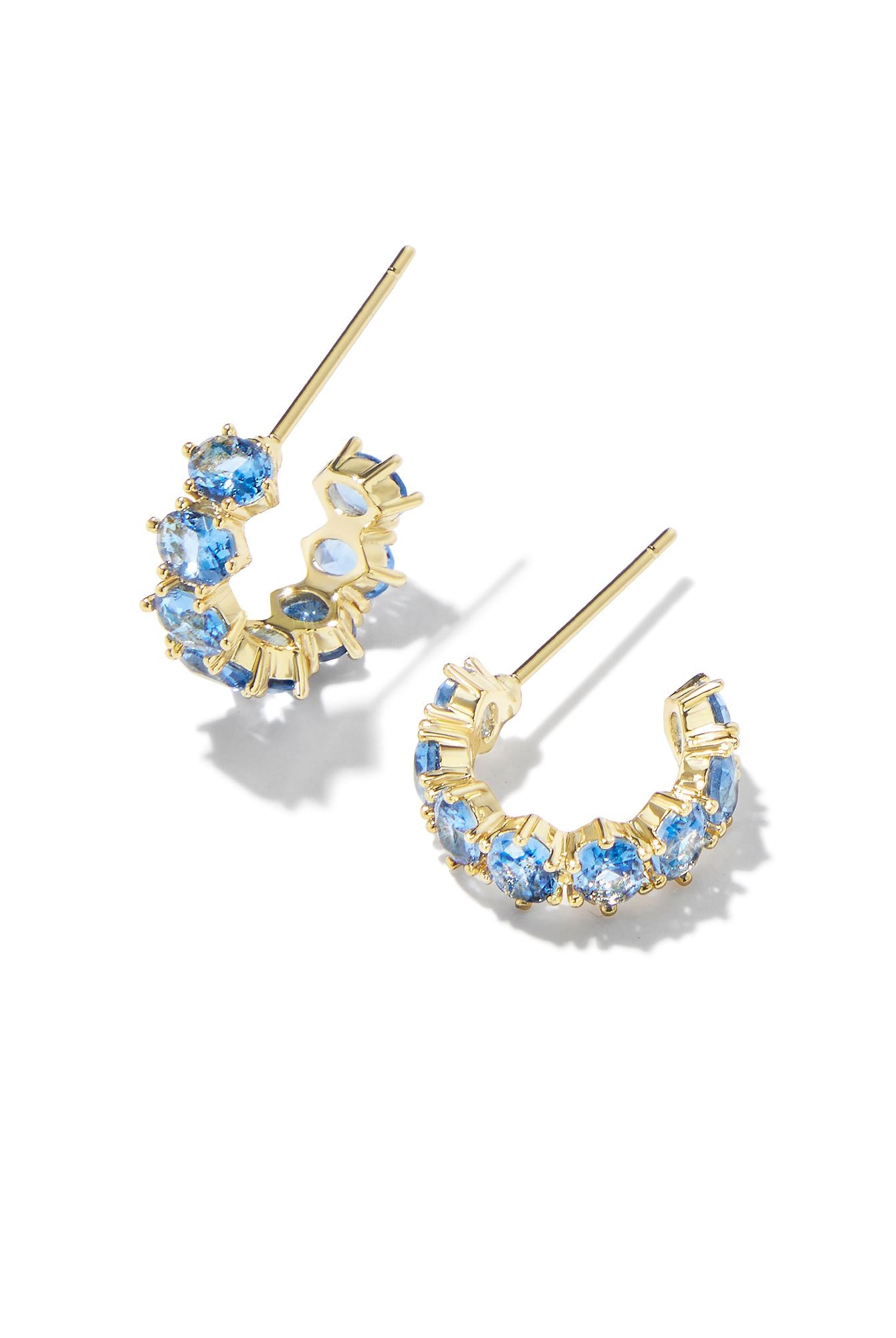 Cailin Crystal Huggie Earrings-Earrings-Vixen Collection, Day Spa and Women's Boutique Located in Seattle, Washington