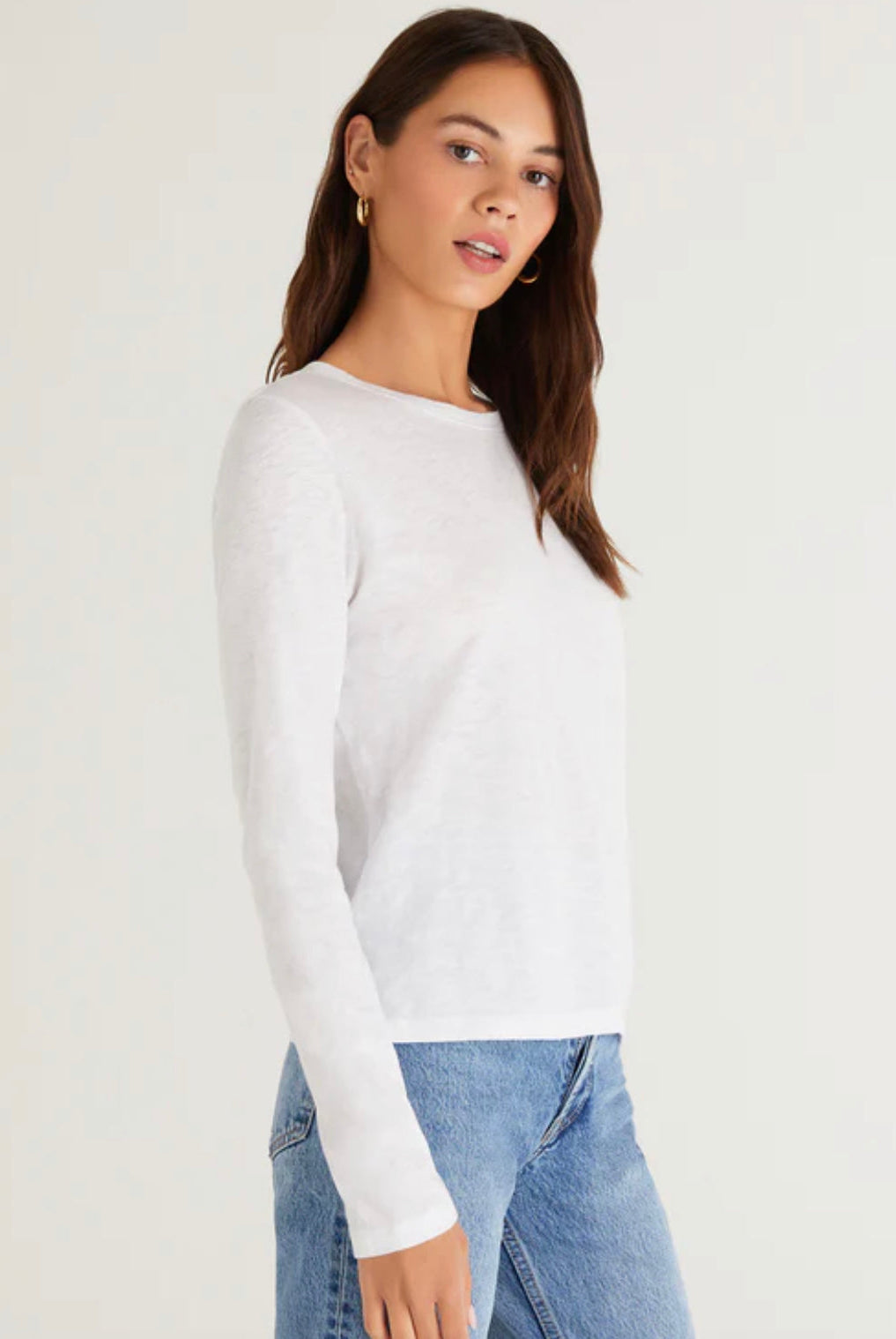 Modern Slub Long Sleeve Tee-Long Sleeves-Vixen Collection, Day Spa and Women's Boutique Located in Seattle, Washington