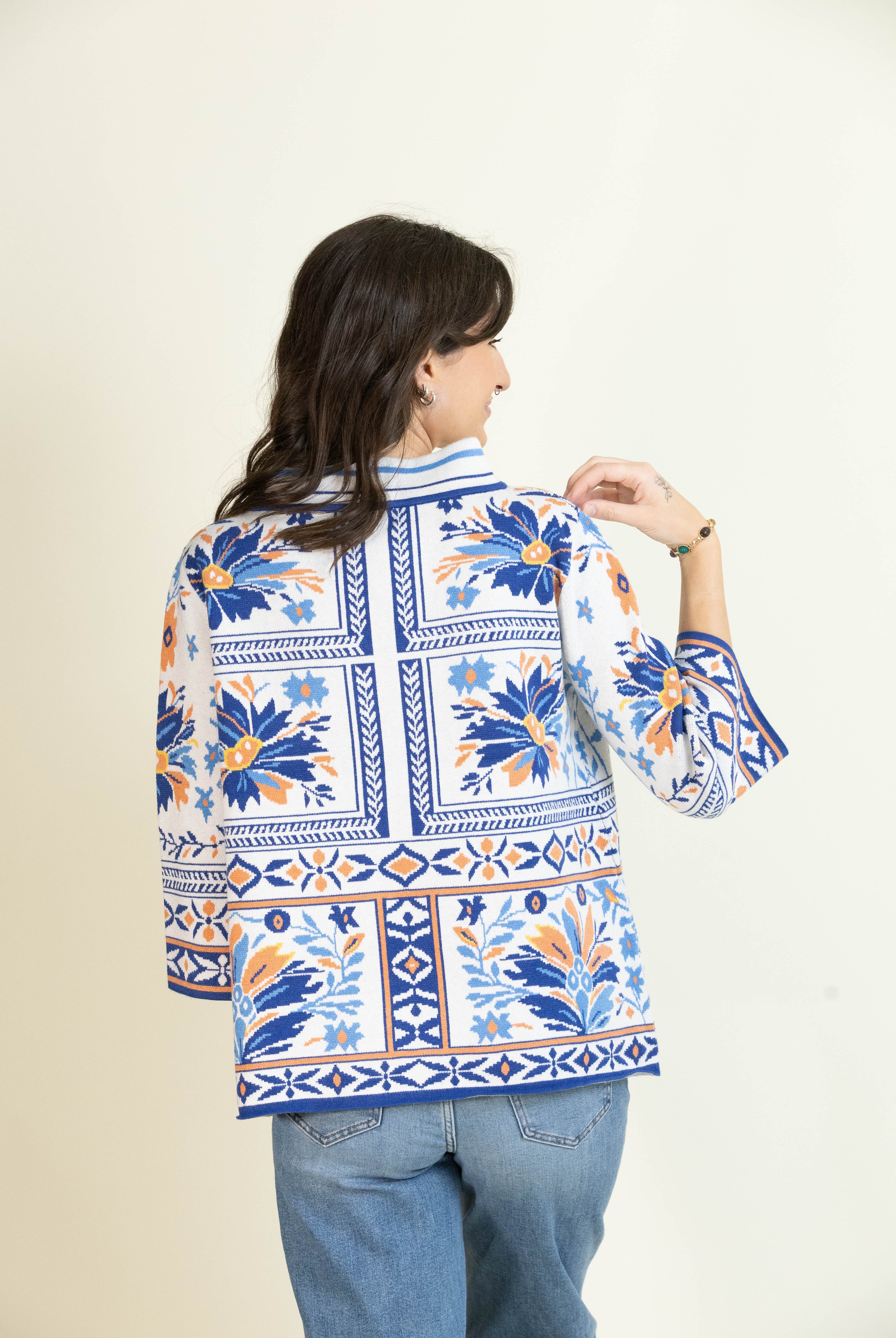 Mykonos Morning Sweater-Tops-Vixen Collection, Day Spa and Women's Boutique Located in Seattle, Washington