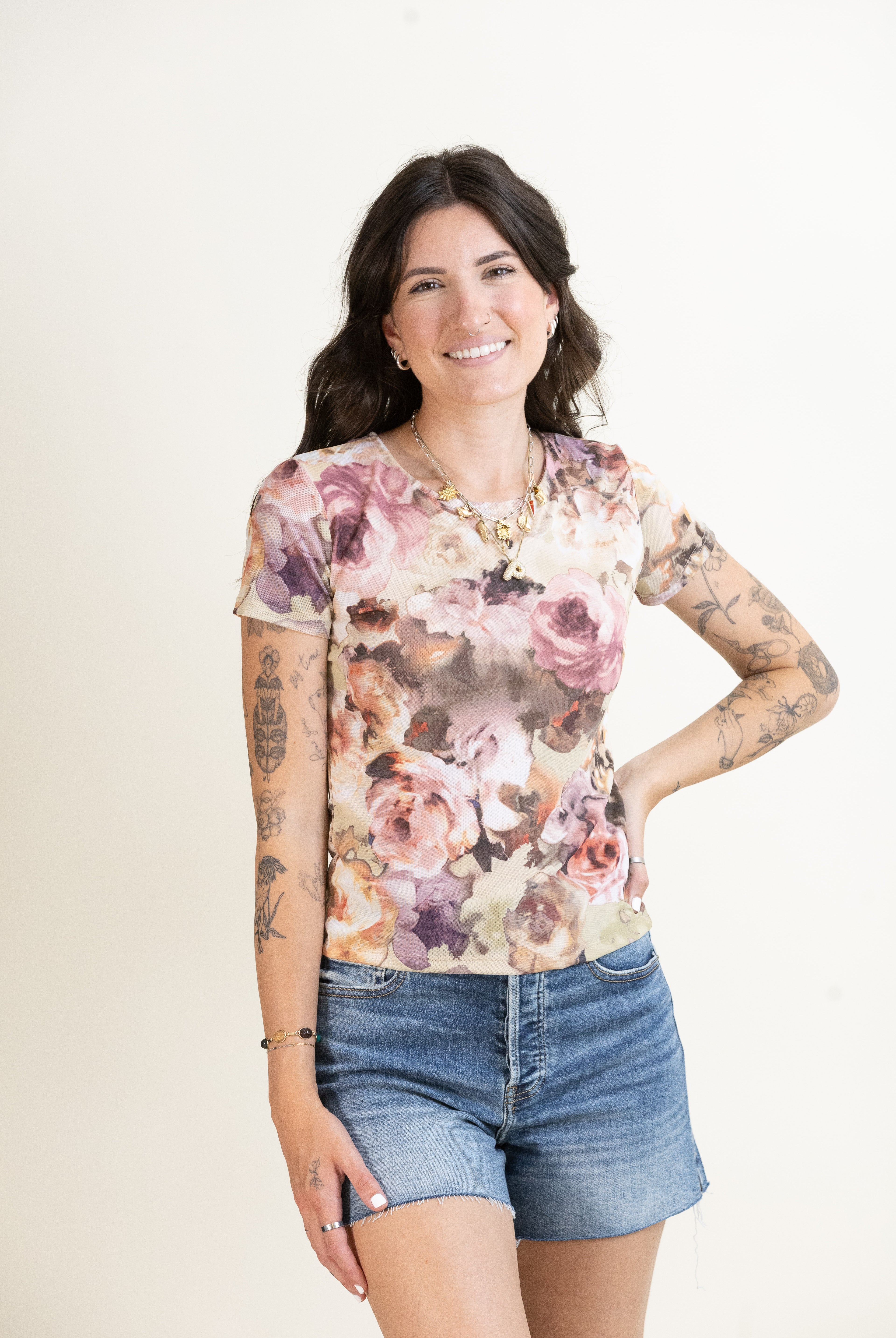 Petal Sheer Short Sleeve-Short Sleeves-Vixen Collection, Day Spa and Women's Boutique Located in Seattle, Washington