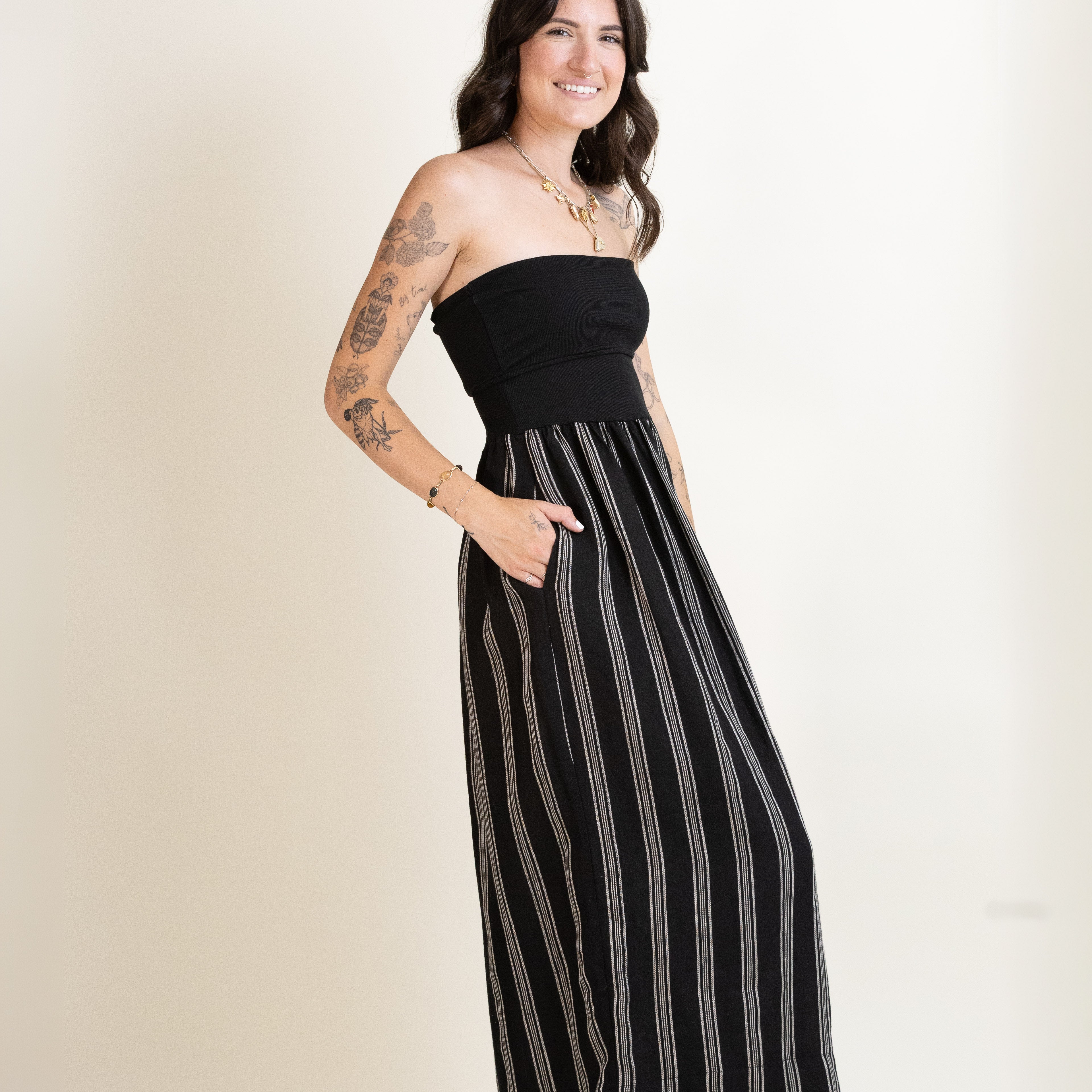 Seabreeze Bandeau Dress-Dresses-Vixen Collection, Day Spa and Women's Boutique Located in Seattle, Washington