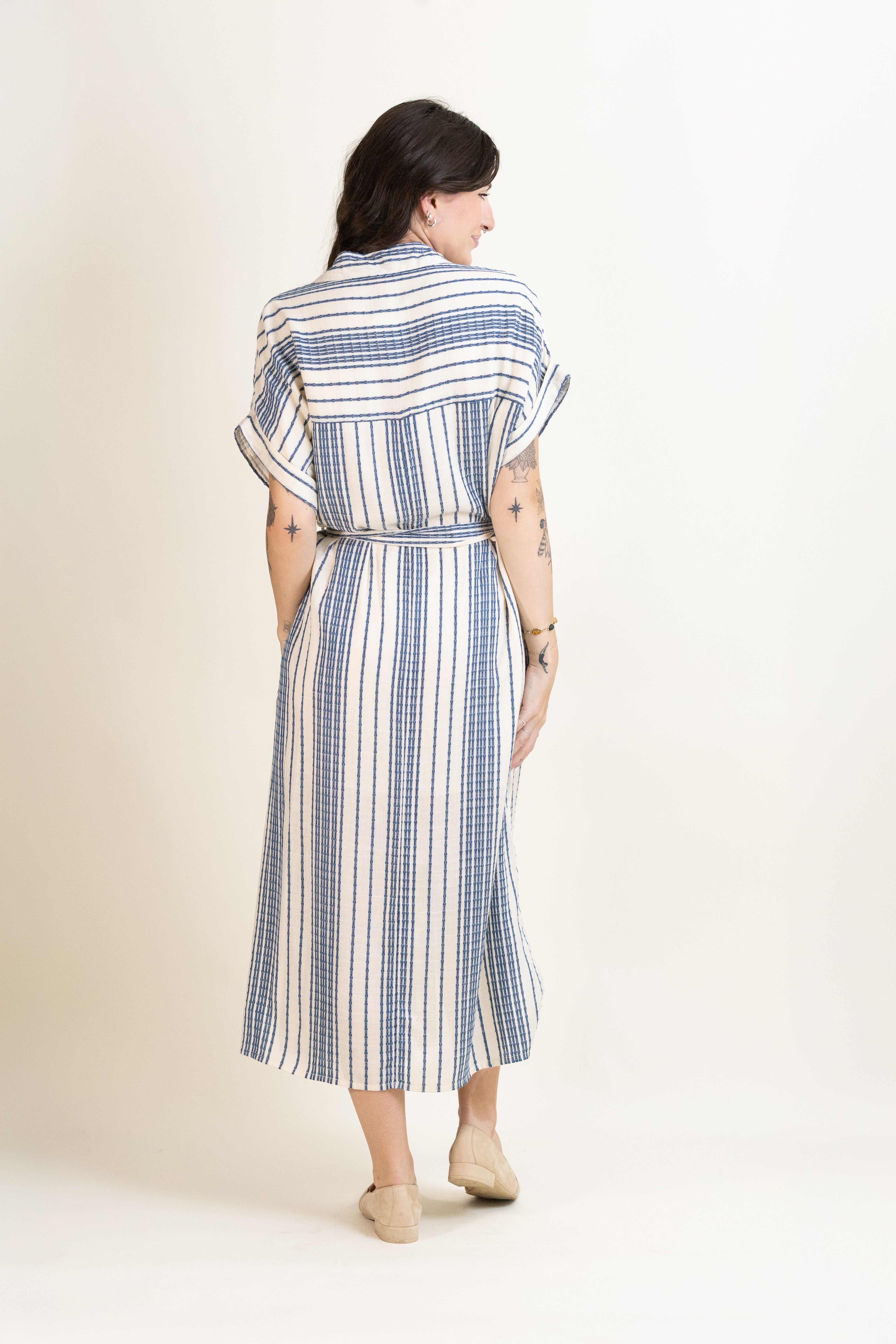 Shoreline Midi Dress-Dresses-Vixen Collection, Day Spa and Women's Boutique Located in Seattle, Washington