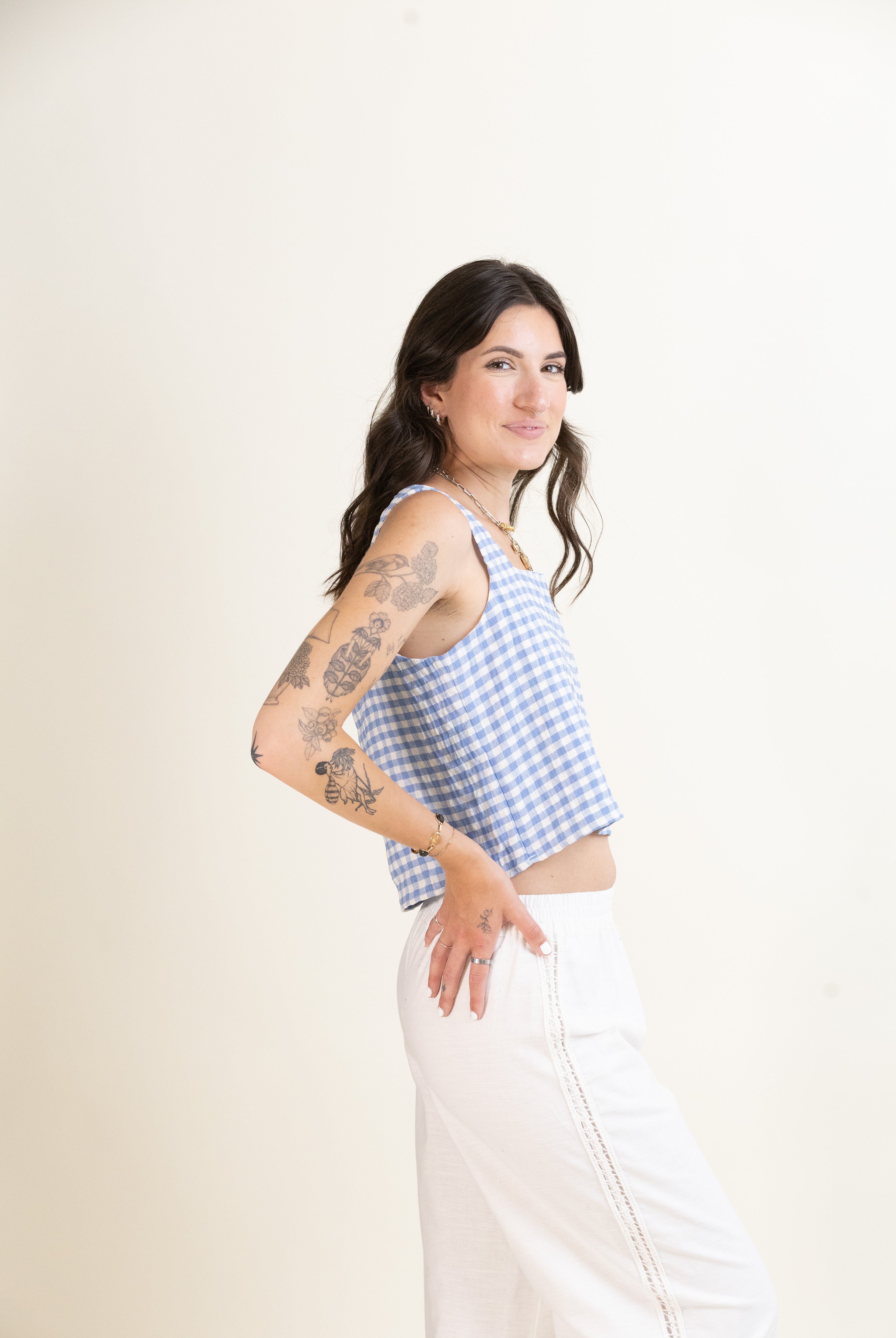 Blue Skies Tank-Tank Tops-Vixen Collection, Day Spa and Women's Boutique Located in Seattle, Washington