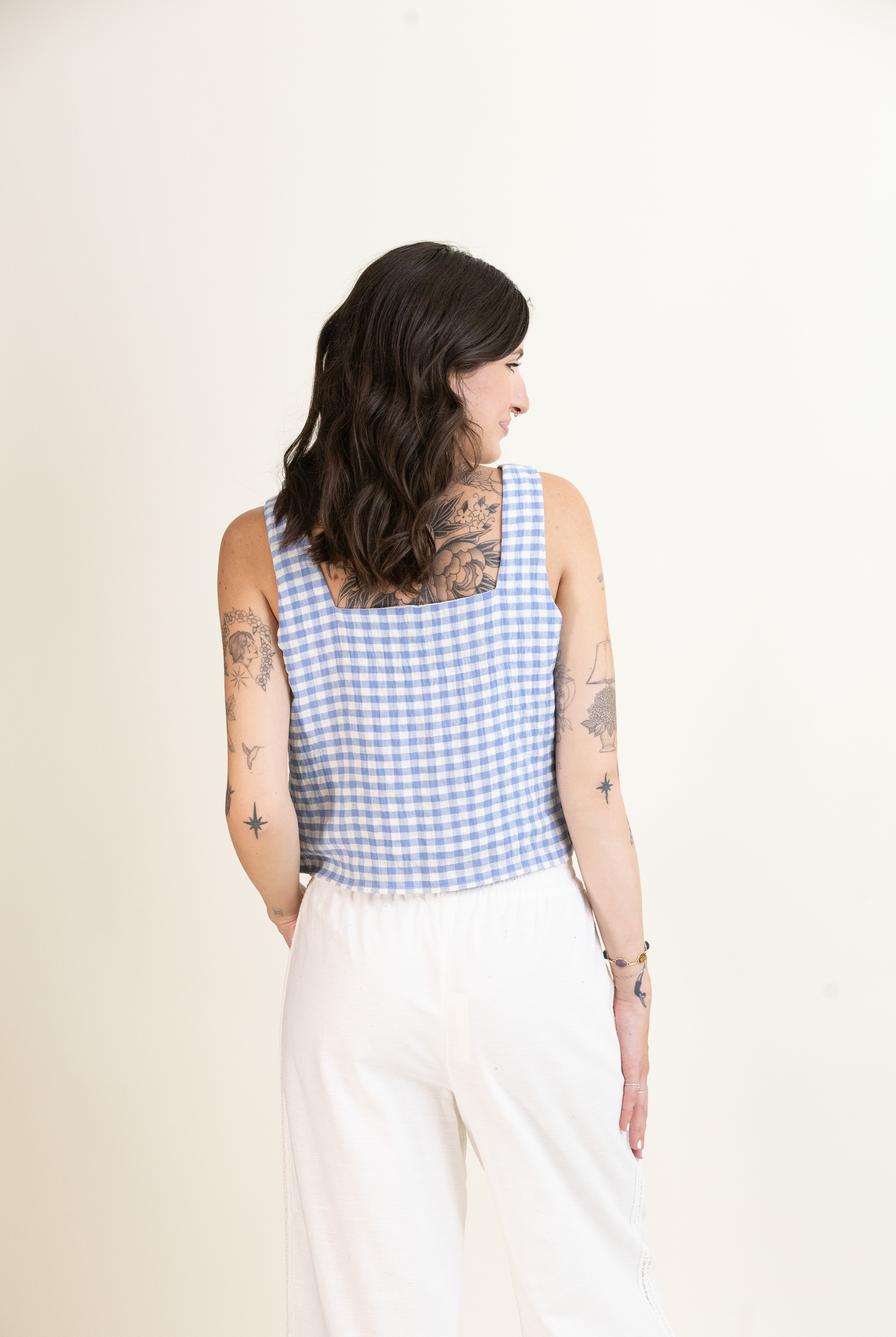 Blue Skies Tank-Tank Tops-Vixen Collection, Day Spa and Women's Boutique Located in Seattle, Washington