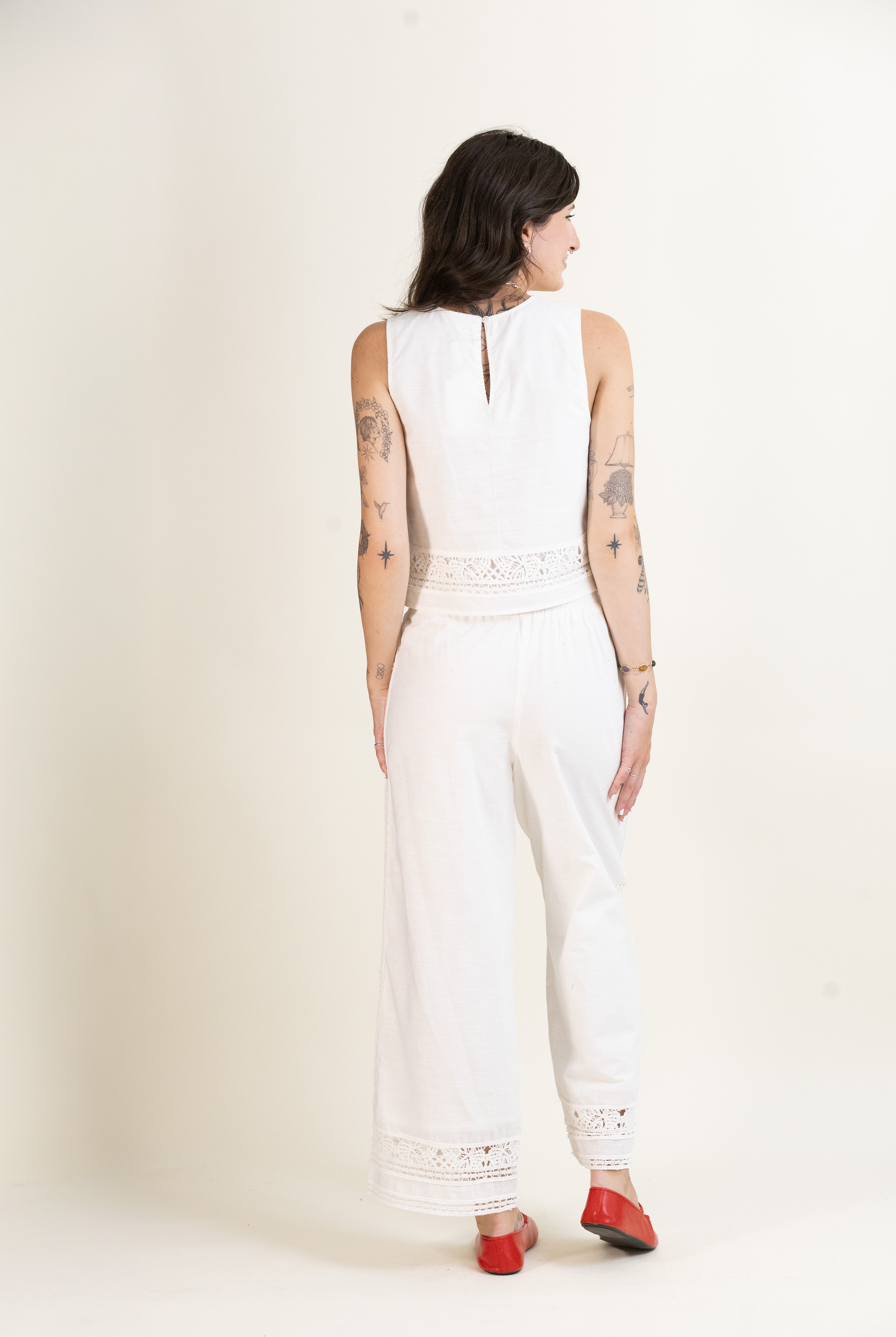 Scout Embroidered Pant-Bottoms-Vixen Collection, Day Spa and Women's Boutique Located in Seattle, Washington