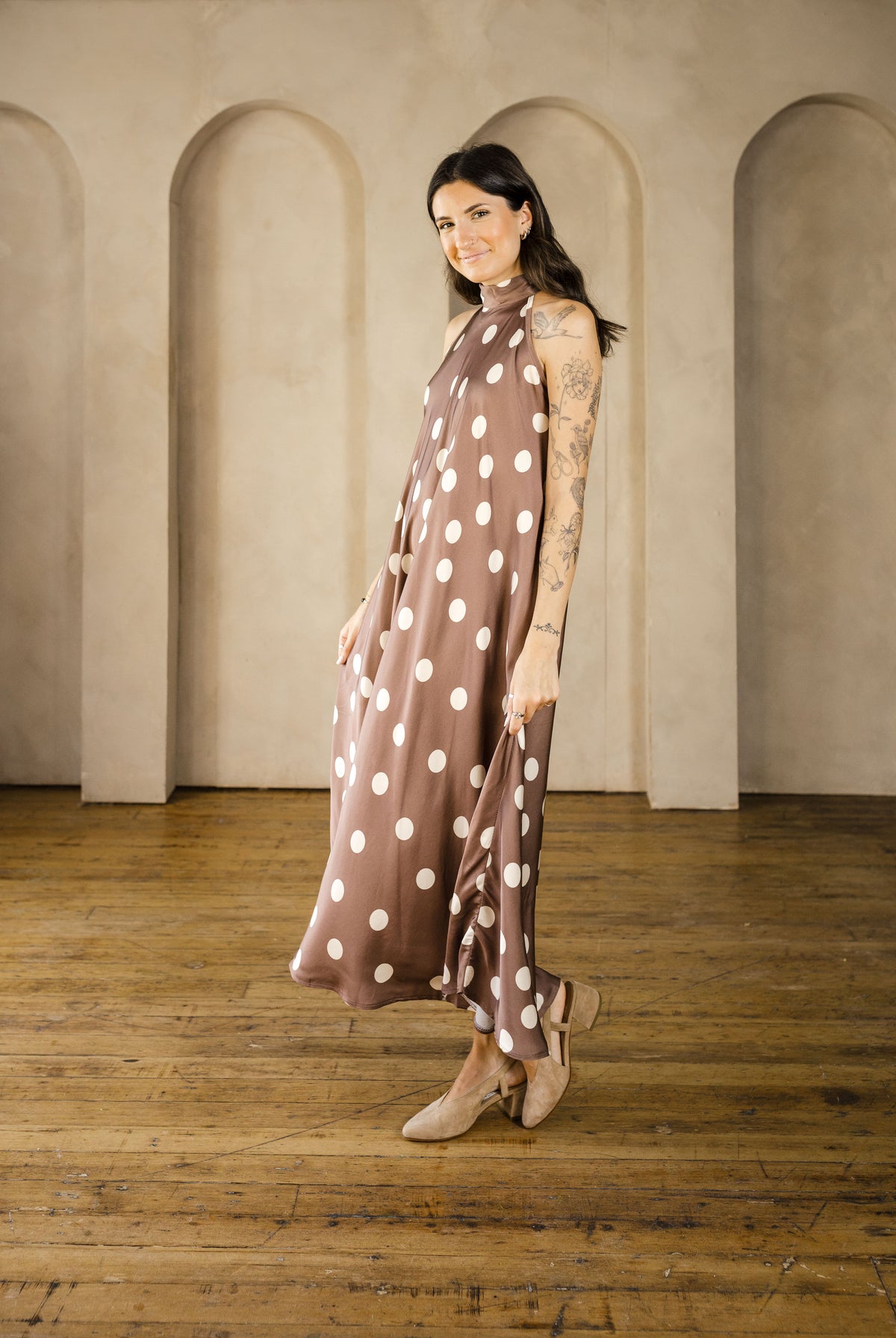 Polka Dot Dreams Dress-Dresses-Vixen Collection, Day Spa and Women's Boutique Located in Seattle, Washington