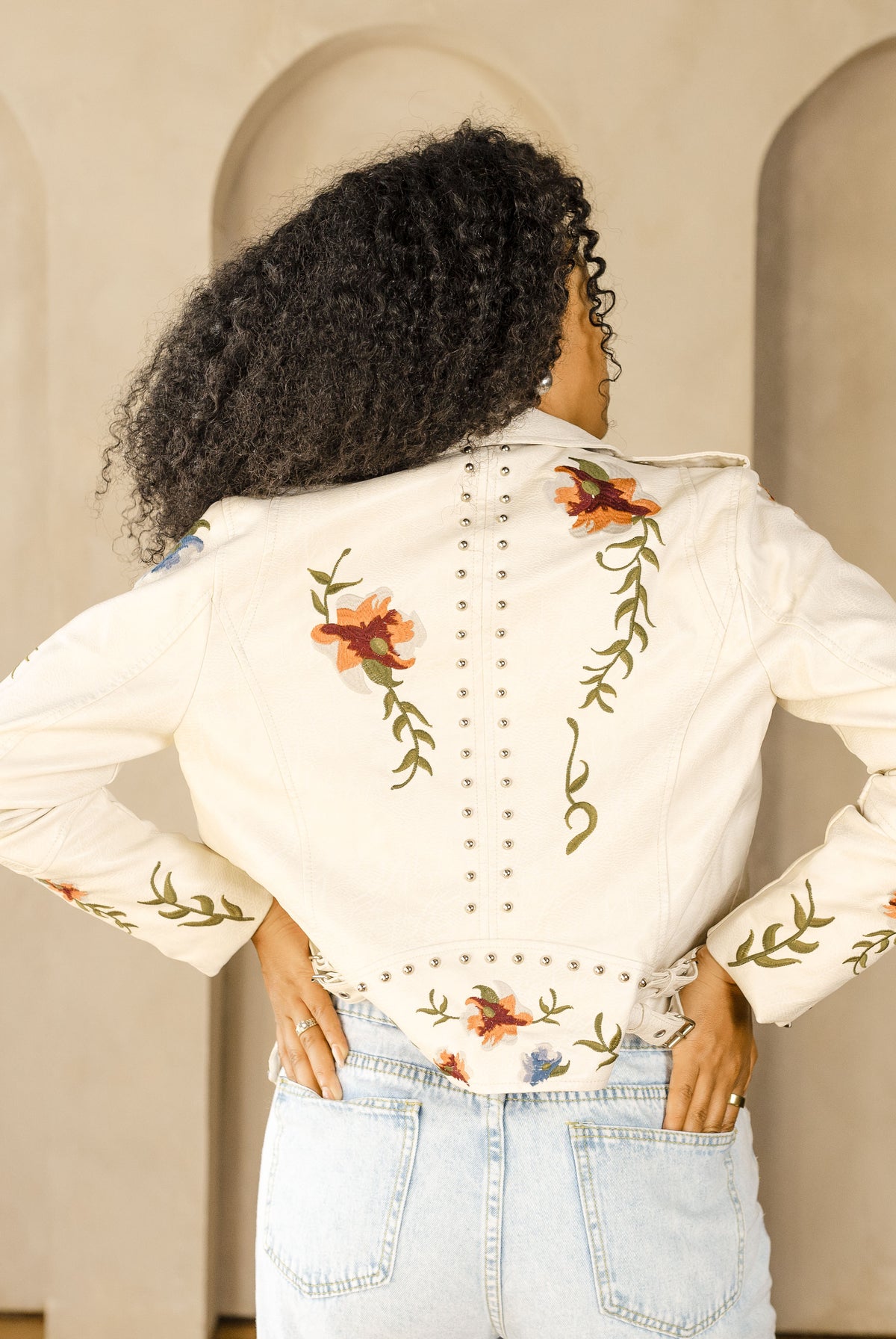 Birds of Paradise Moto Jacket-Jackets-Vixen Collection, Day Spa and Women's Boutique Located in Seattle, Washington