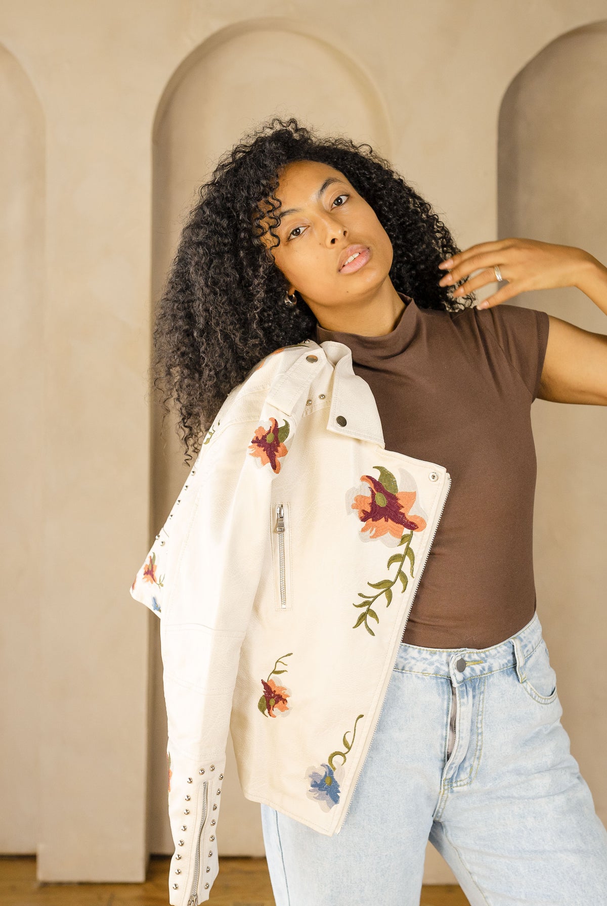 Birds of Paradise Moto Jacket-Jackets-Vixen Collection, Day Spa and Women's Boutique Located in Seattle, Washington