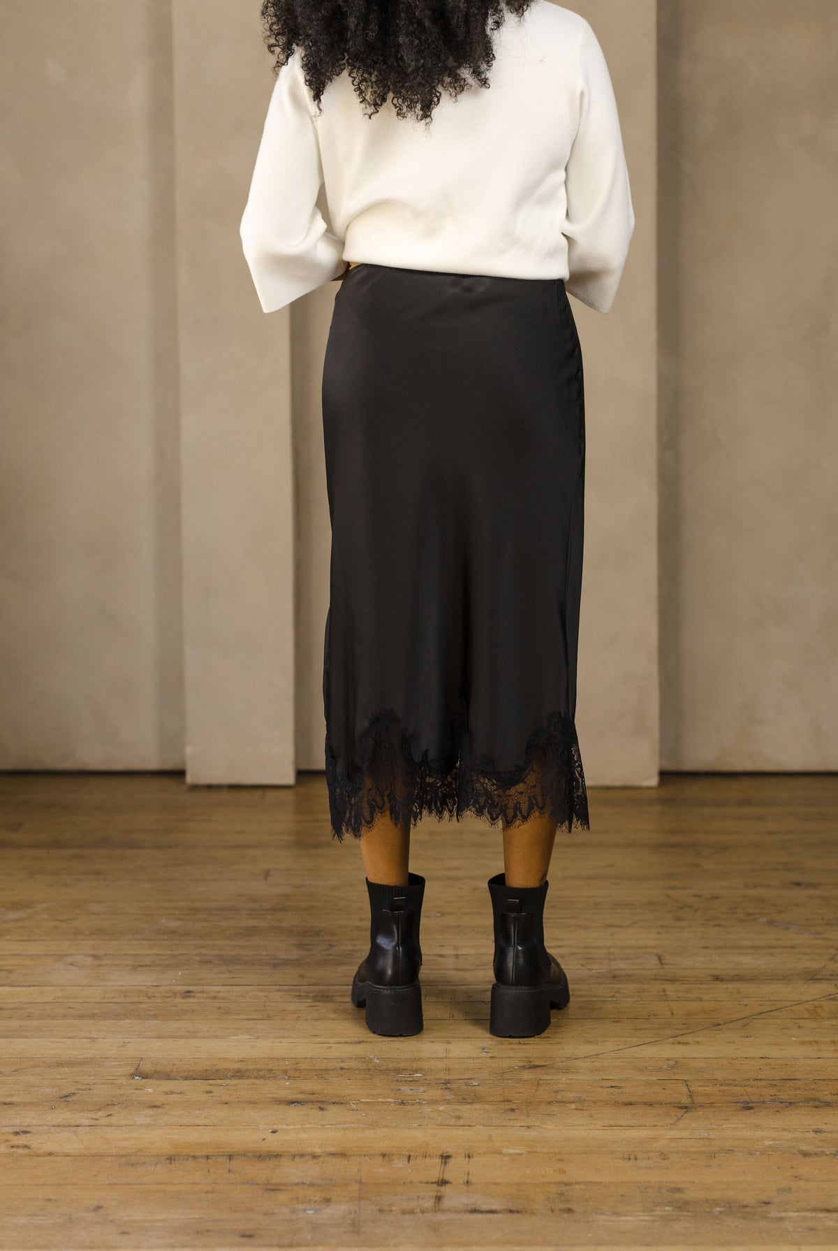 Dawn Lace Midi Skirt-Skirts-Vixen Collection, Day Spa and Women's Boutique Located in Seattle, Washington