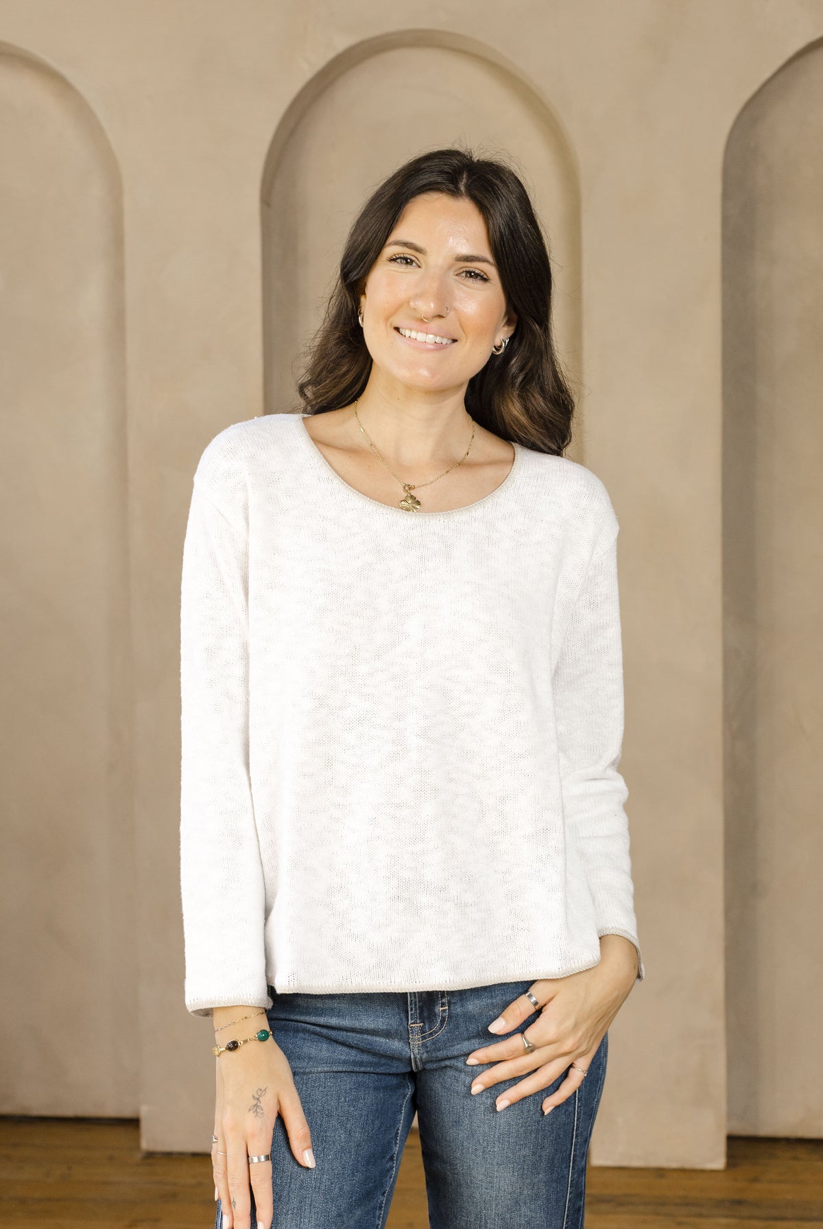 Salty Seas Sweater-Sweaters-Vixen Collection, Day Spa and Women's Boutique Located in Seattle, Washington