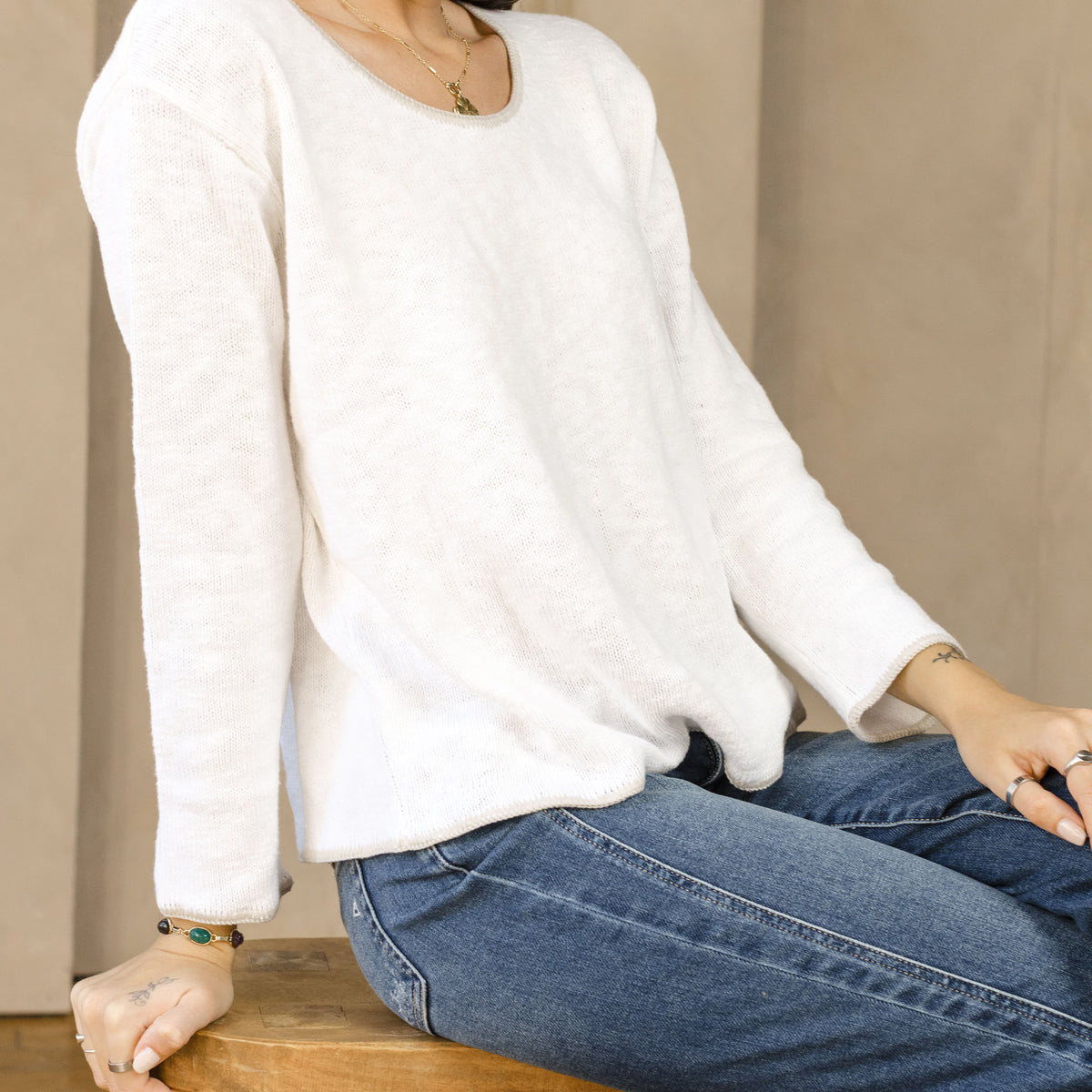 Salty Seas Sweater-Sweaters-Vixen Collection, Day Spa and Women's Boutique Located in Seattle, Washington