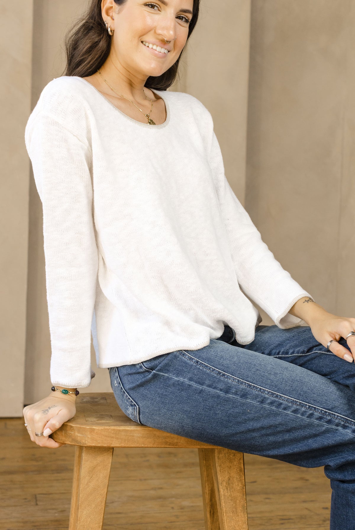 Salty Seas Sweater-Sweaters-Vixen Collection, Day Spa and Women's Boutique Located in Seattle, Washington