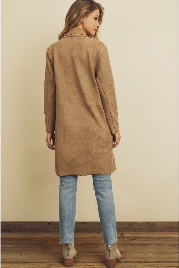 Suede Beauty Coat-Outerwear-Vixen Collection, Day Spa and Women's Boutique Located in Seattle, Washington