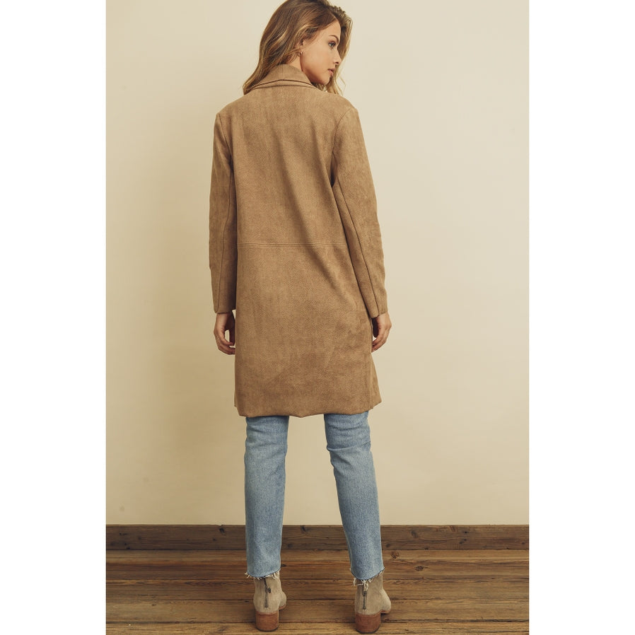 Suede Beauty Coat-Outerwear-Vixen Collection, Day Spa and Women's Boutique Located in Seattle, Washington