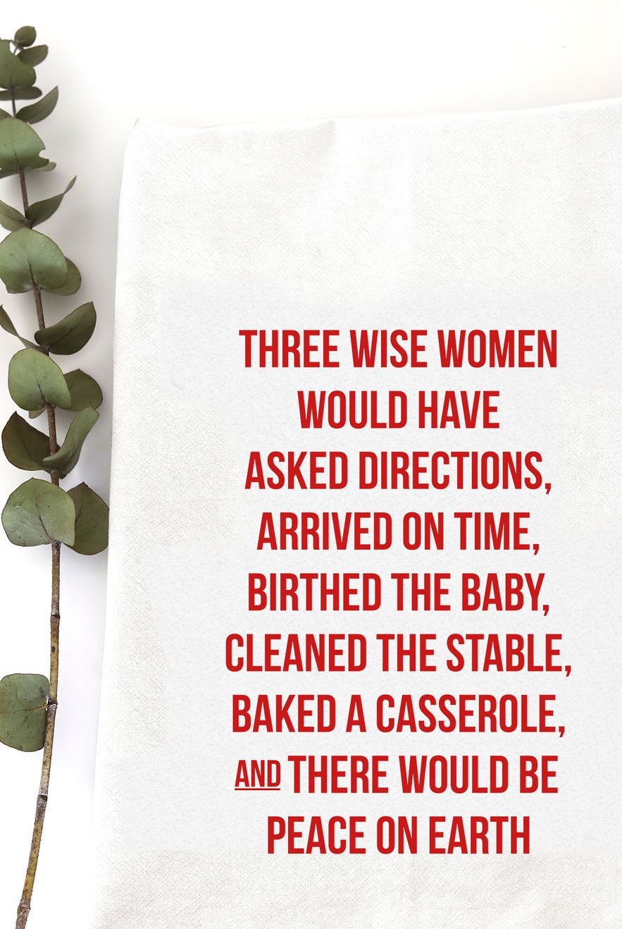 * WL Holiday Tea Towels-Tea Towels-Vixen Collection, Day Spa and Women's Boutique Located in Seattle, Washington