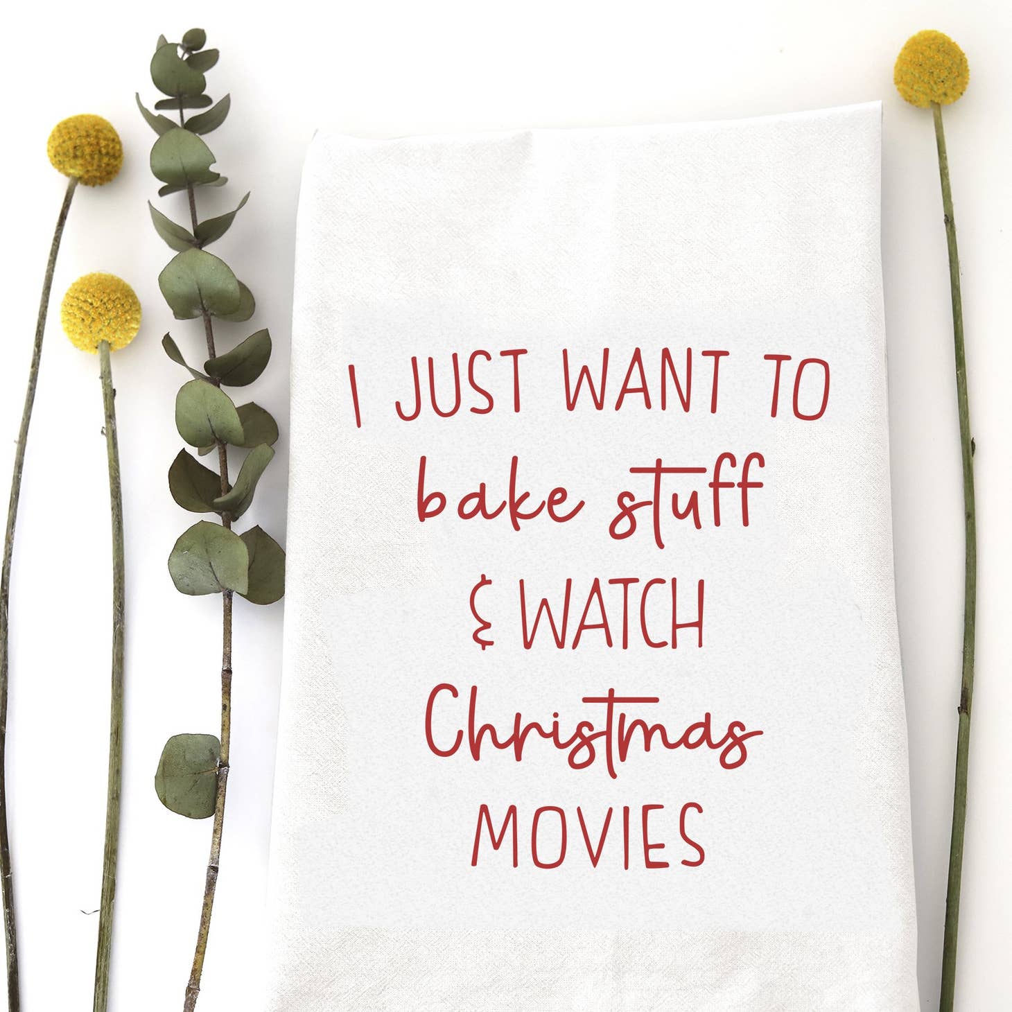 * WL Holiday Tea Towels-Tea Towels-Vixen Collection, Day Spa and Women's Boutique Located in Seattle, Washington