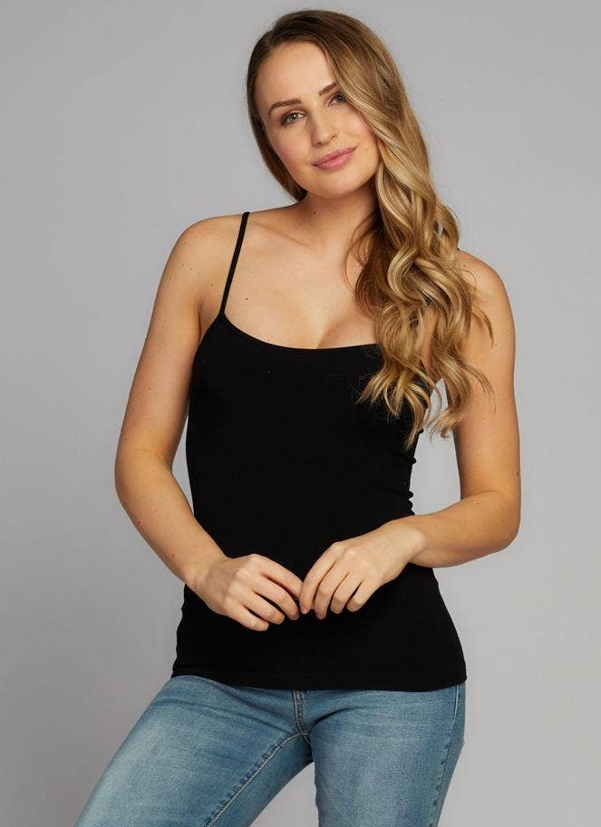 Bamboo Cami-Tank Tops-Vixen Collection, Day Spa and Women's Boutique Located in Seattle, Washington
