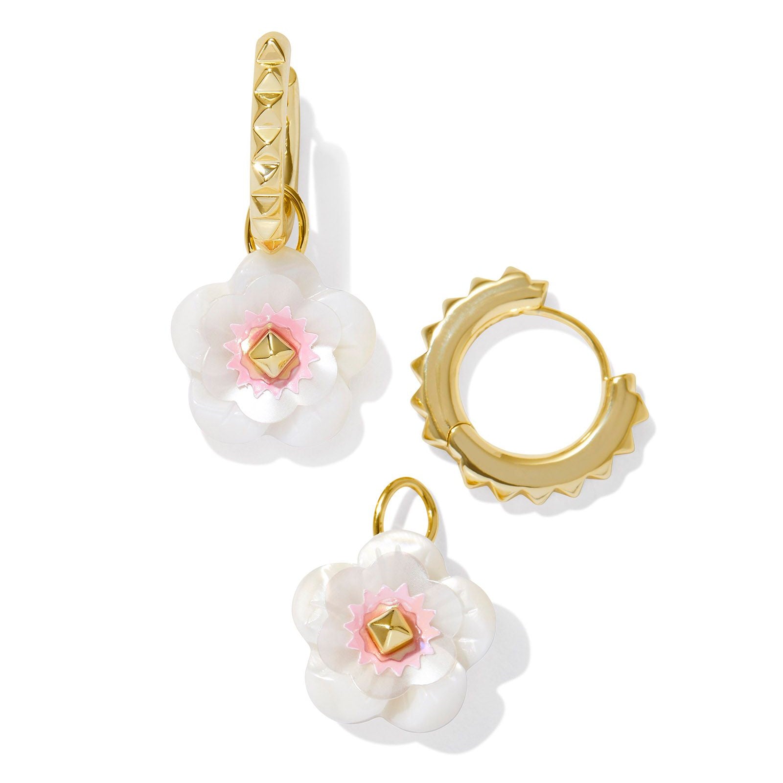 Deliah Huggie Earrings-Earrings-Vixen Collection, Day Spa and Women's Boutique Located in Seattle, Washington