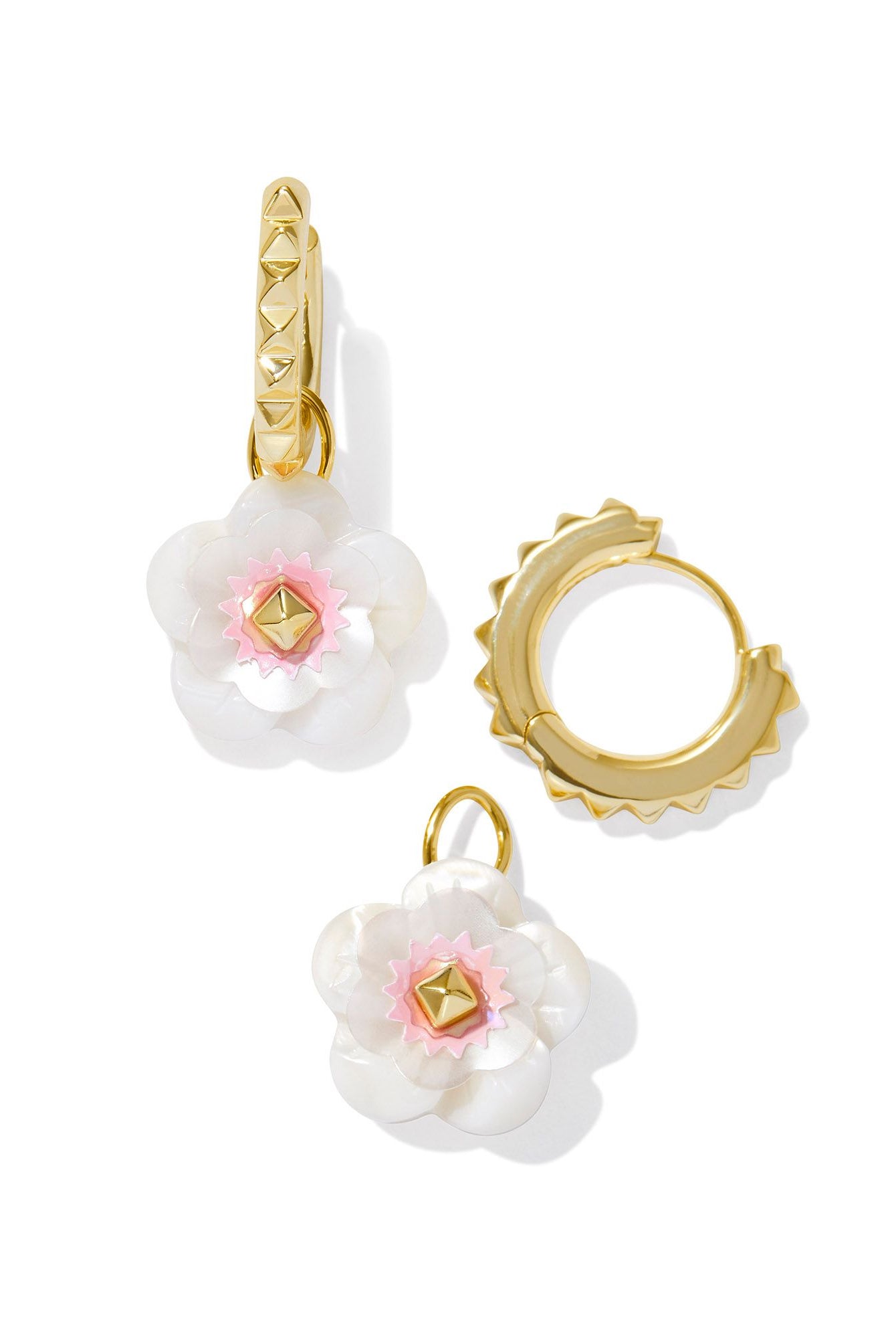 Deliah Huggie Earrings-Earrings-Vixen Collection, Day Spa and Women's Boutique Located in Seattle, Washington