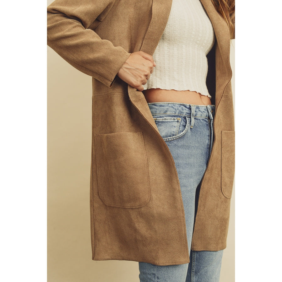 Suede Beauty Coat-Outerwear-Vixen Collection, Day Spa and Women's Boutique Located in Seattle, Washington