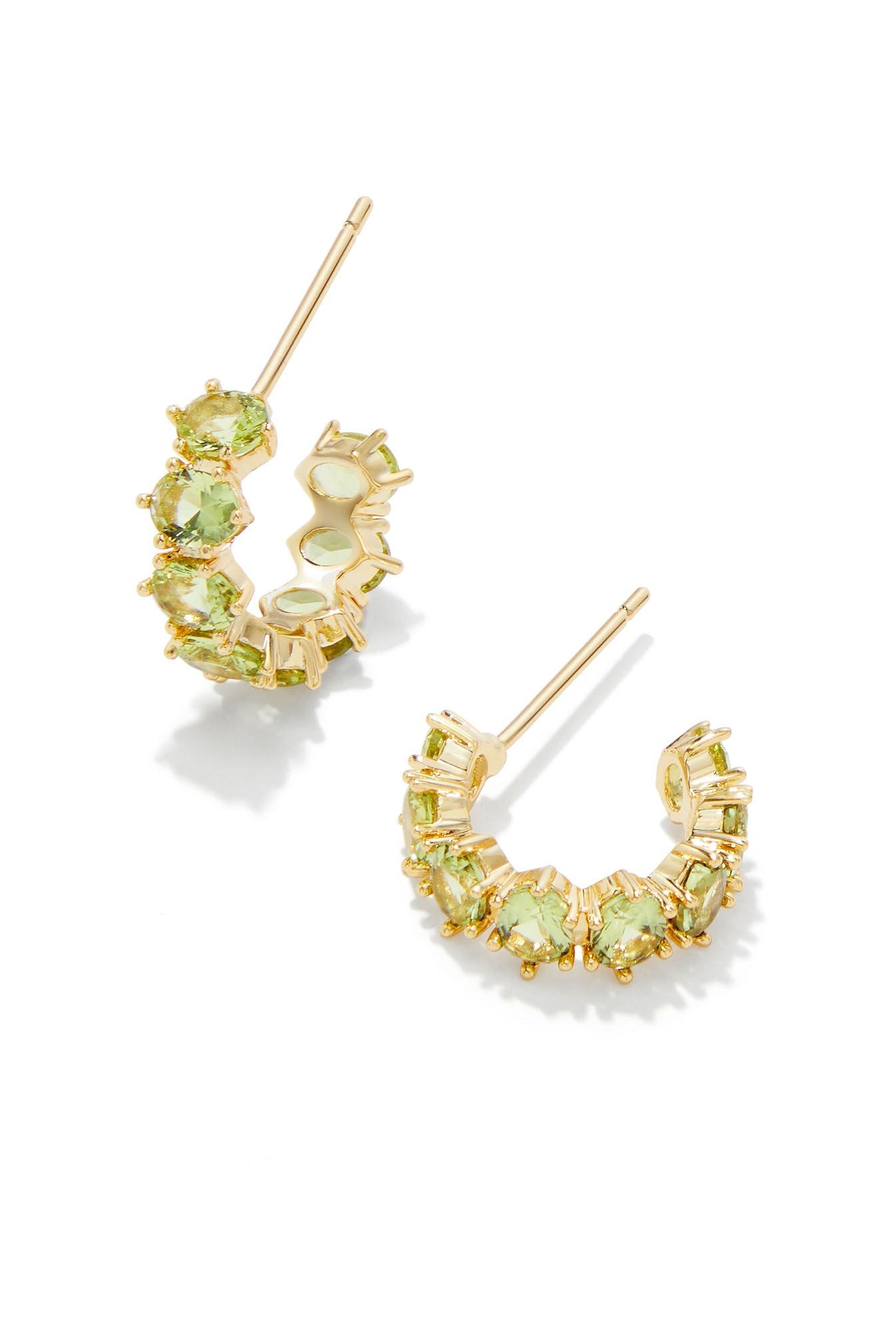 Cailin Crystal Huggie Earrings-Earrings-Vixen Collection, Day Spa and Women's Boutique Located in Seattle, Washington