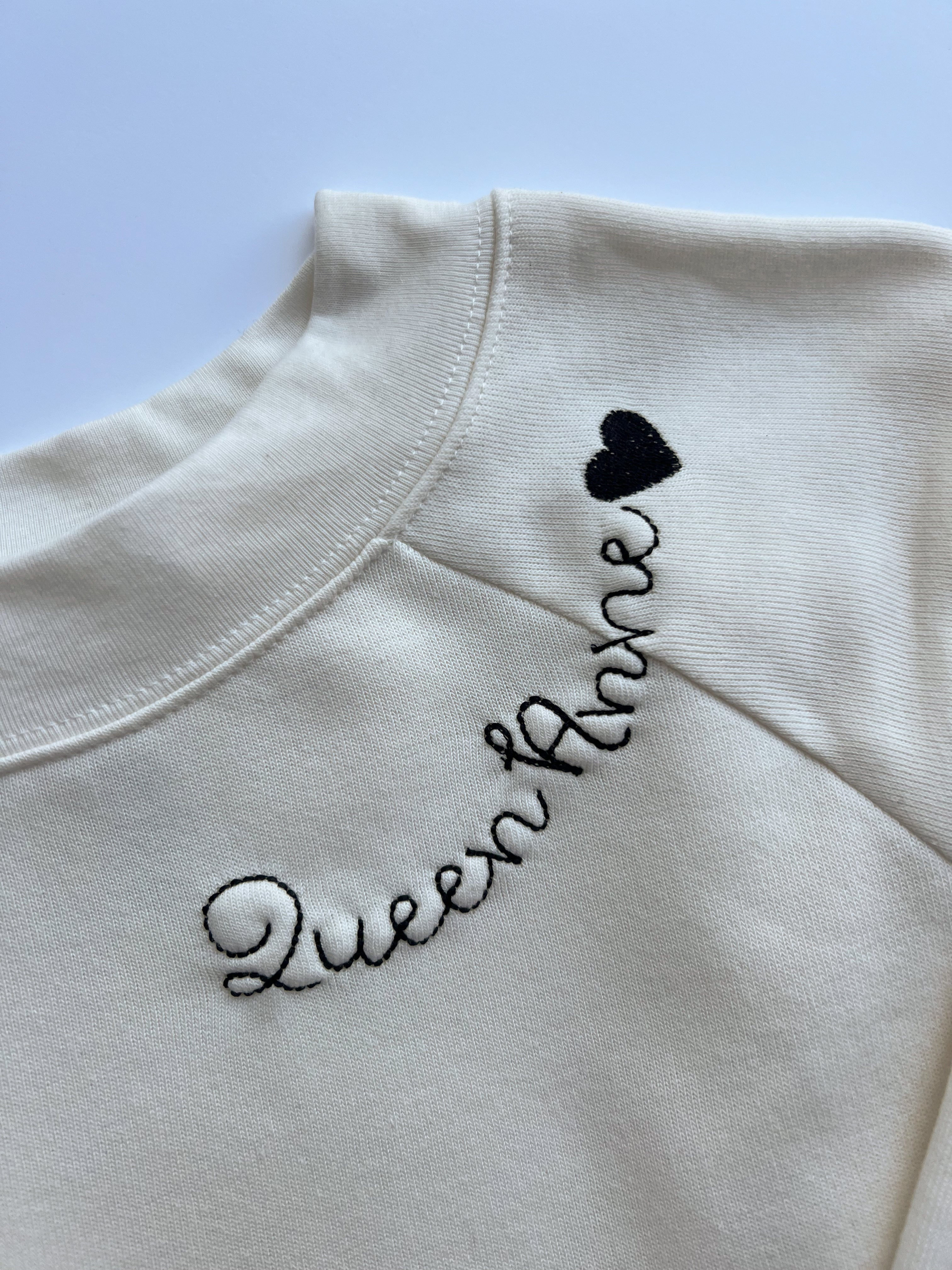 Queen Anne Bespoke Crewneck-Sweaters-Vixen Collection, Day Spa and Women's Boutique Located in Seattle, Washington