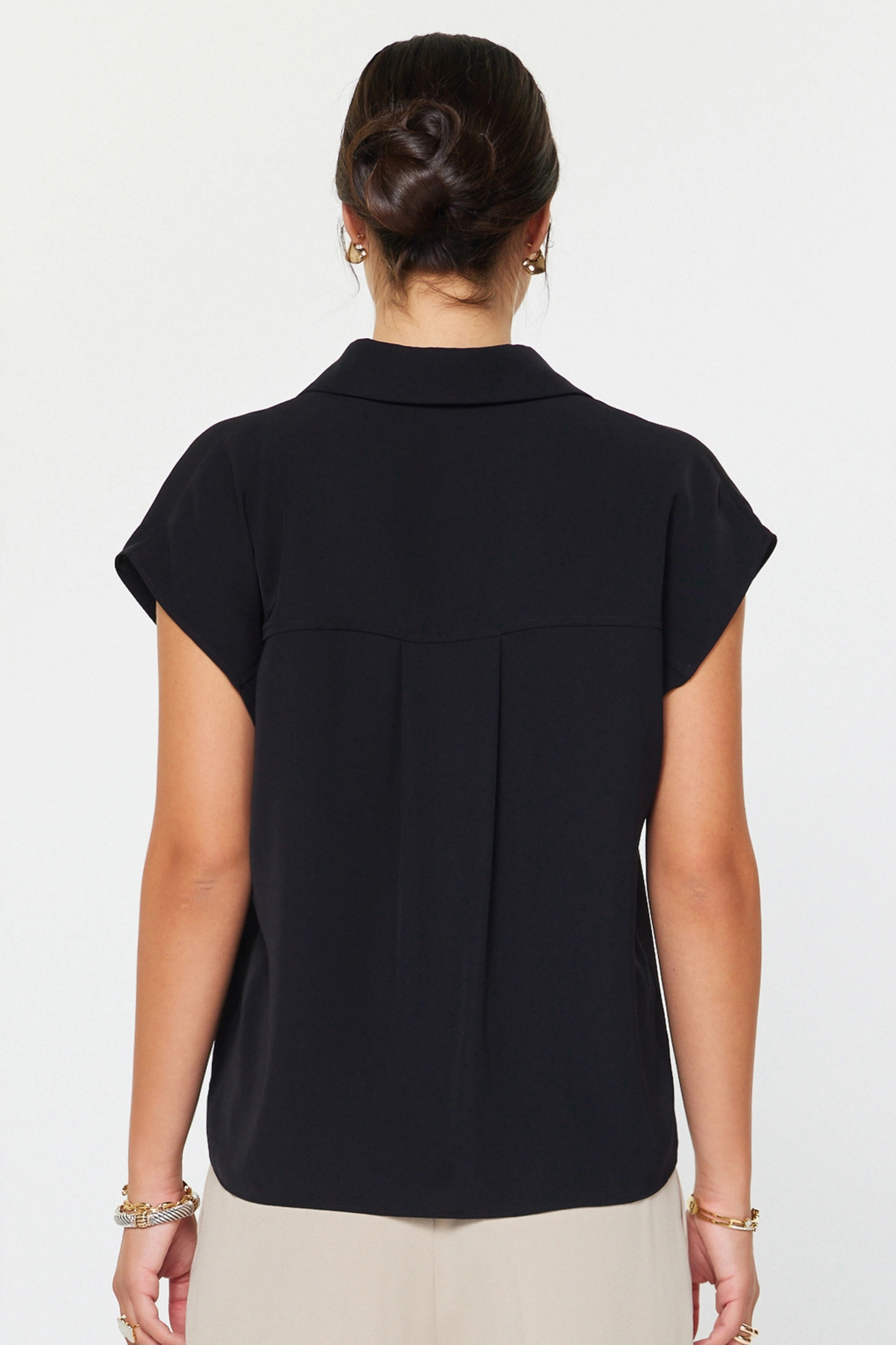 All Day Button Down-Tops-Vixen Collection, Day Spa and Women's Boutique Located in Seattle, Washington