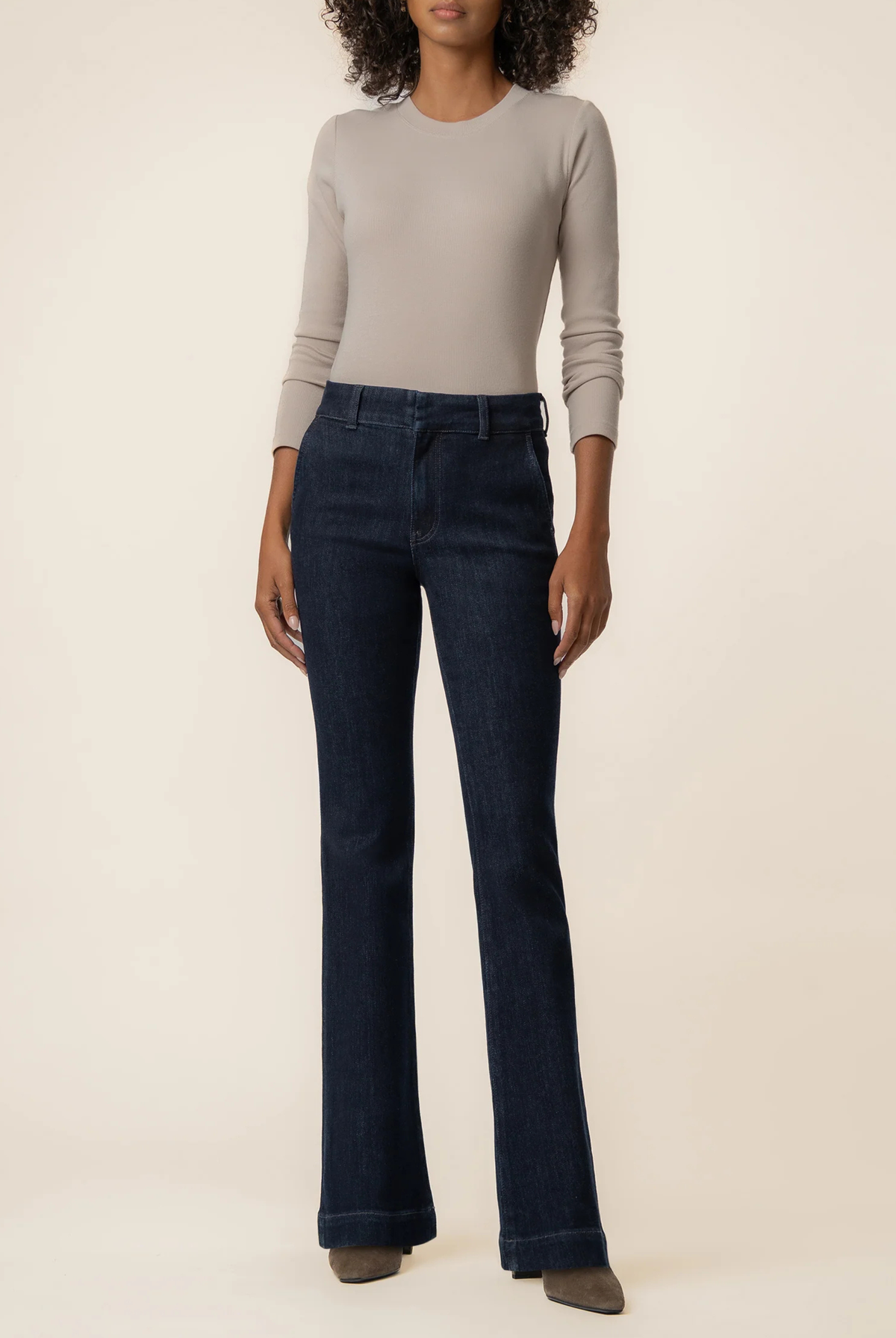 Ana High Rise Trouser-Denim-Vixen Collection, Day Spa and Women's Boutique Located in Seattle, Washington