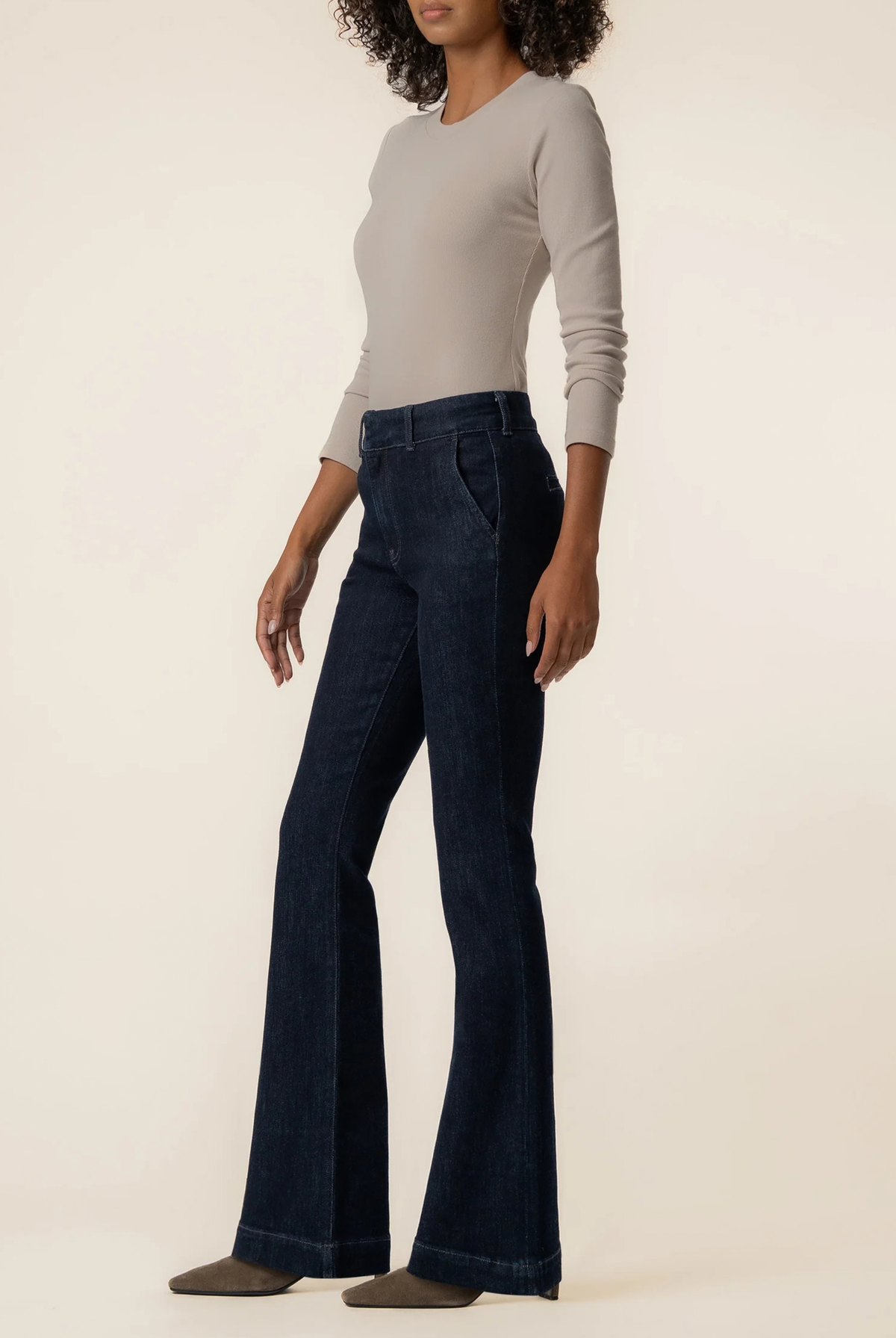 Ana High Rise Trouser-Denim-Vixen Collection, Day Spa and Women's Boutique Located in Seattle, Washington