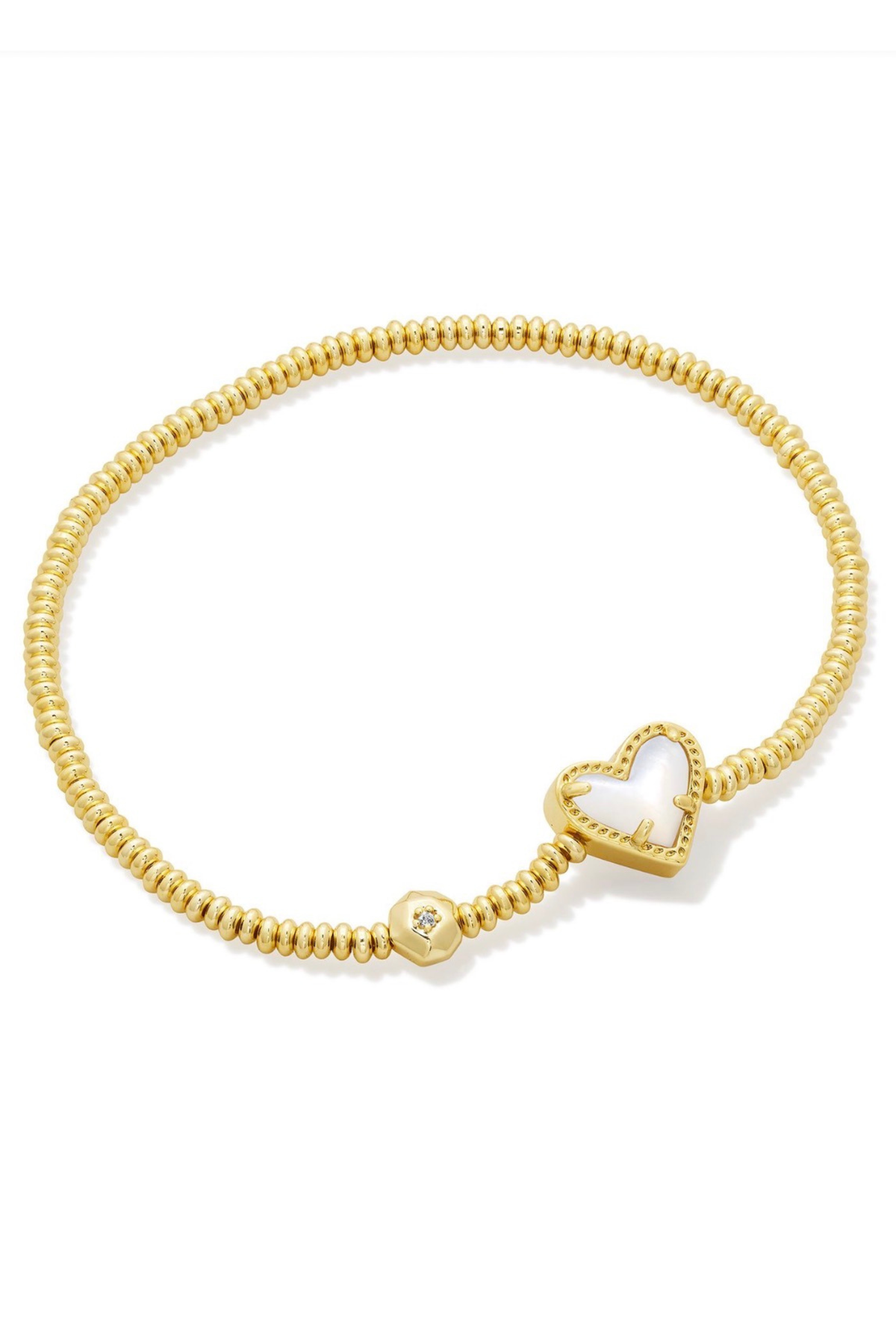 Ari Heart Stretch Bracelet-Bracelets-Vixen Collection, Day Spa and Women's Boutique Located in Seattle, Washington