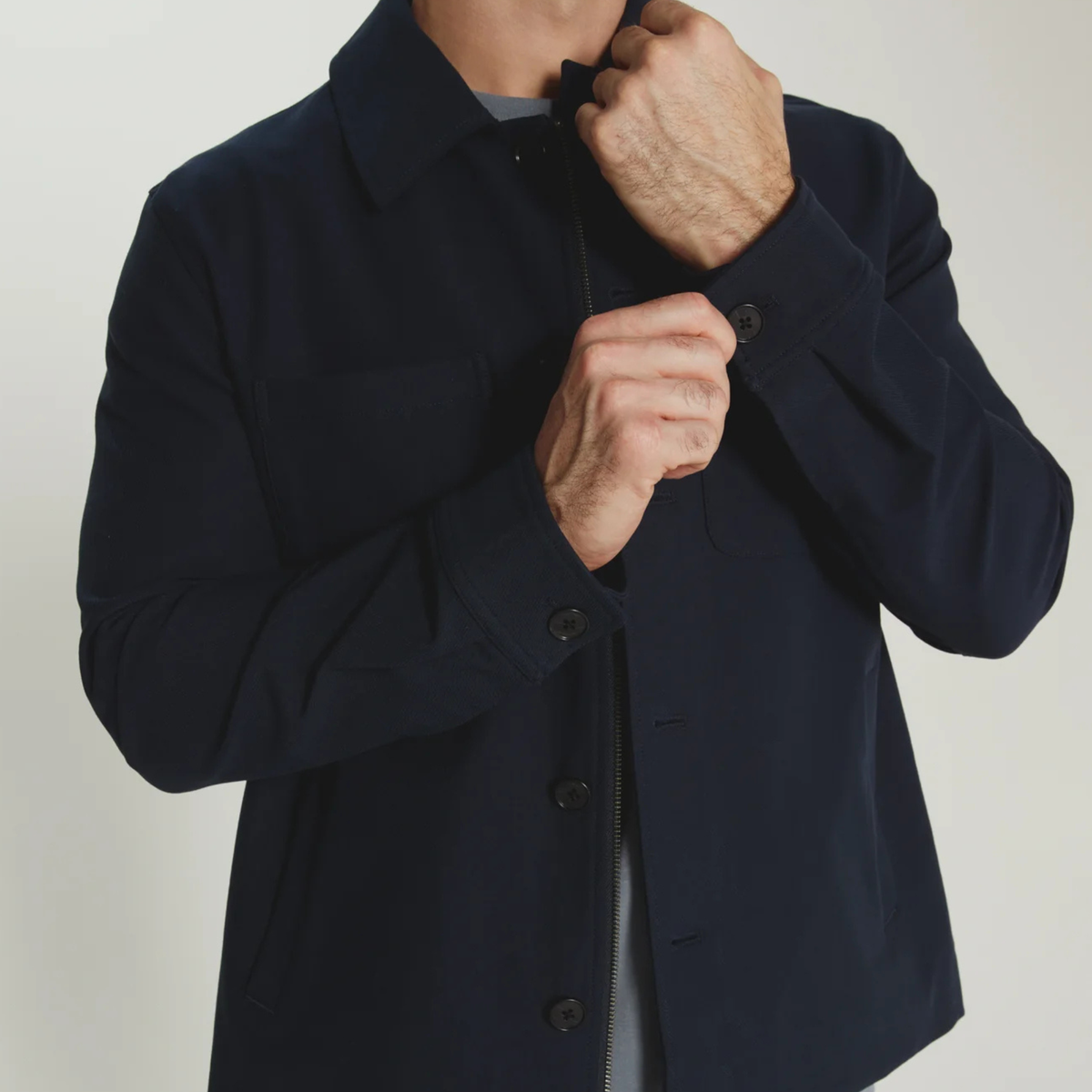 Baron Button Front Jacket-Men's Outerwear-Vixen Collection, Day Spa and Women's Boutique Located in Seattle, Washington
