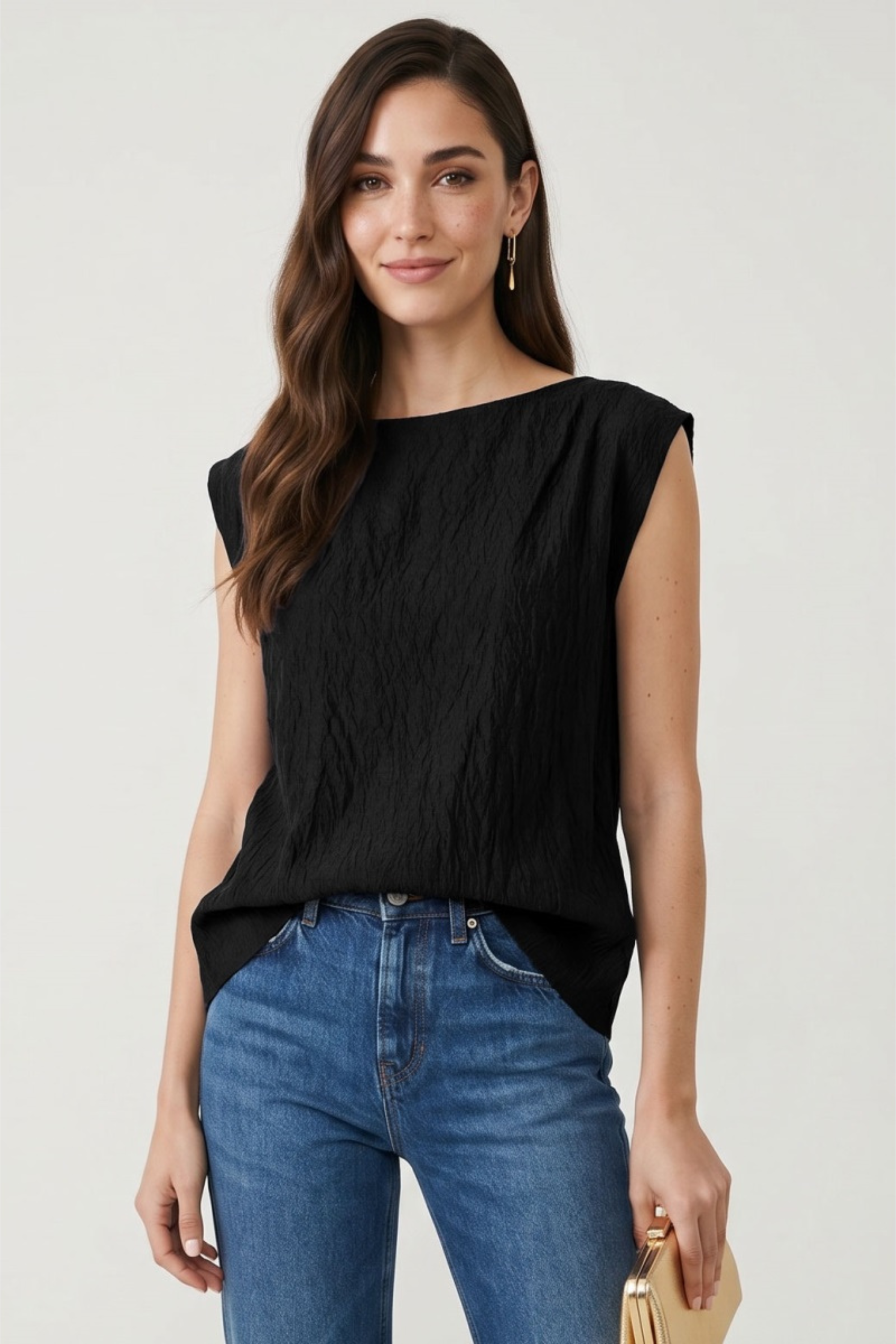 Beach Days Boat Neck Blouse-Tops-Vixen Collection, Day Spa and Women's Boutique Located in Seattle, Washington