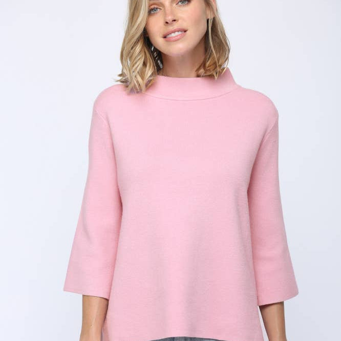 Powder Bell Sleeve Top-Tops-Vixen Collection, Day Spa and Women's Boutique Located in Seattle, Washington