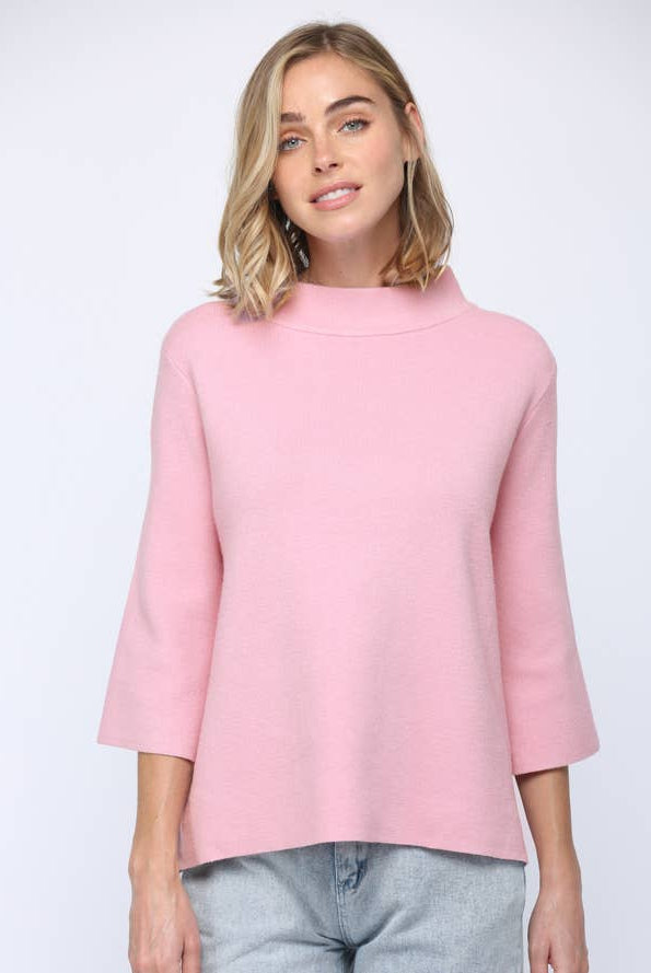 Powder Bell Sleeve Top-Tops-Vixen Collection, Day Spa and Women's Boutique Located in Seattle, Washington