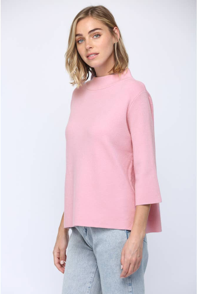 Powder Bell Sleeve Top-Tops-Vixen Collection, Day Spa and Women's Boutique Located in Seattle, Washington