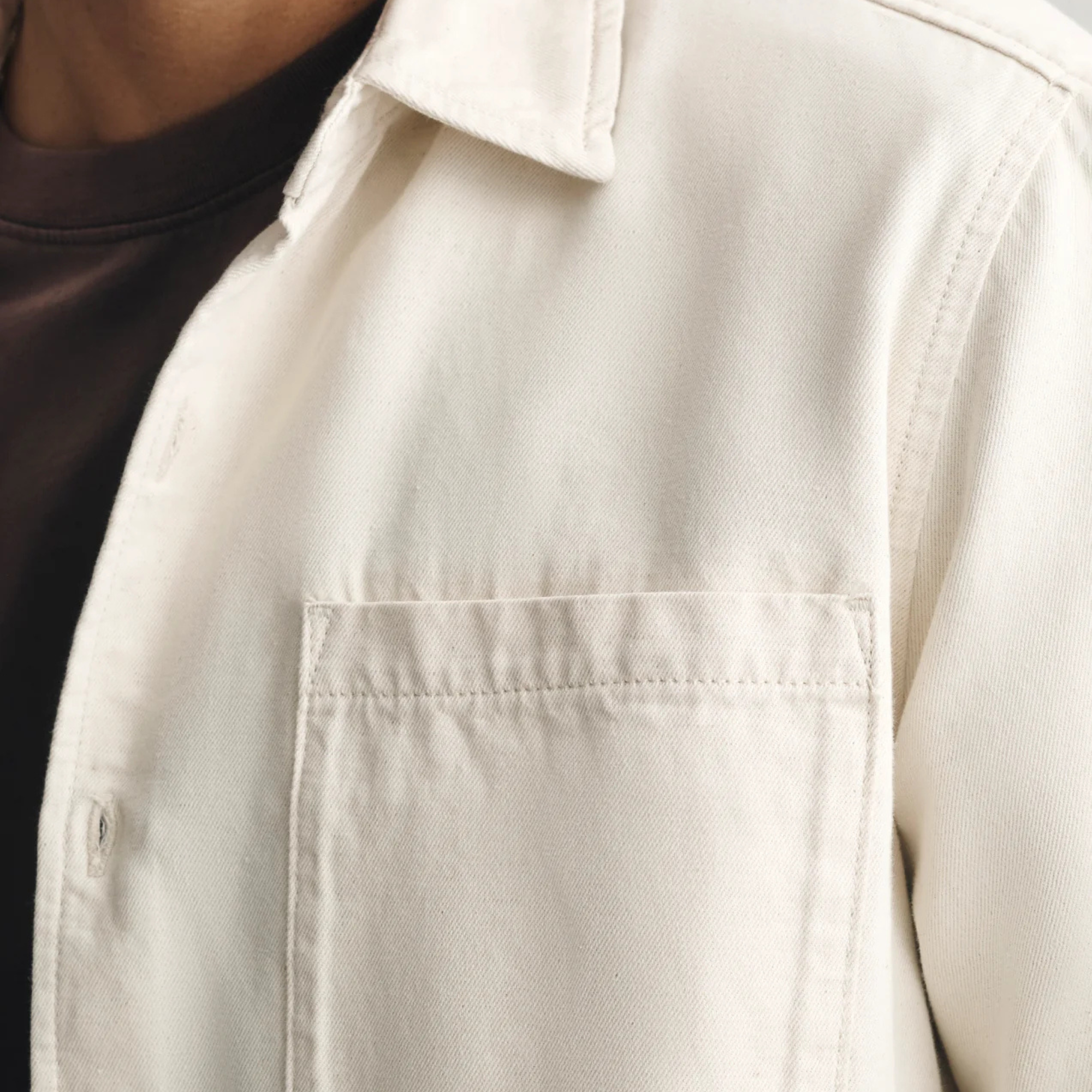 Bill Linen Denim Shirt-Long Sleeves-Vixen Collection, Day Spa and Women's Boutique Located in Seattle, Washington