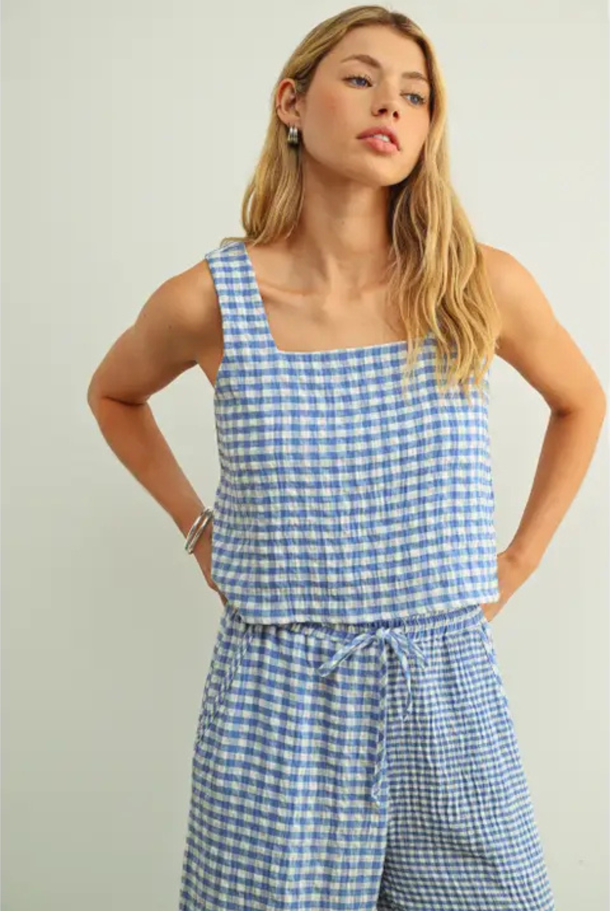 Blue Skies Tank-Tank Tops-Vixen Collection, Day Spa and Women's Boutique Located in Seattle, Washington