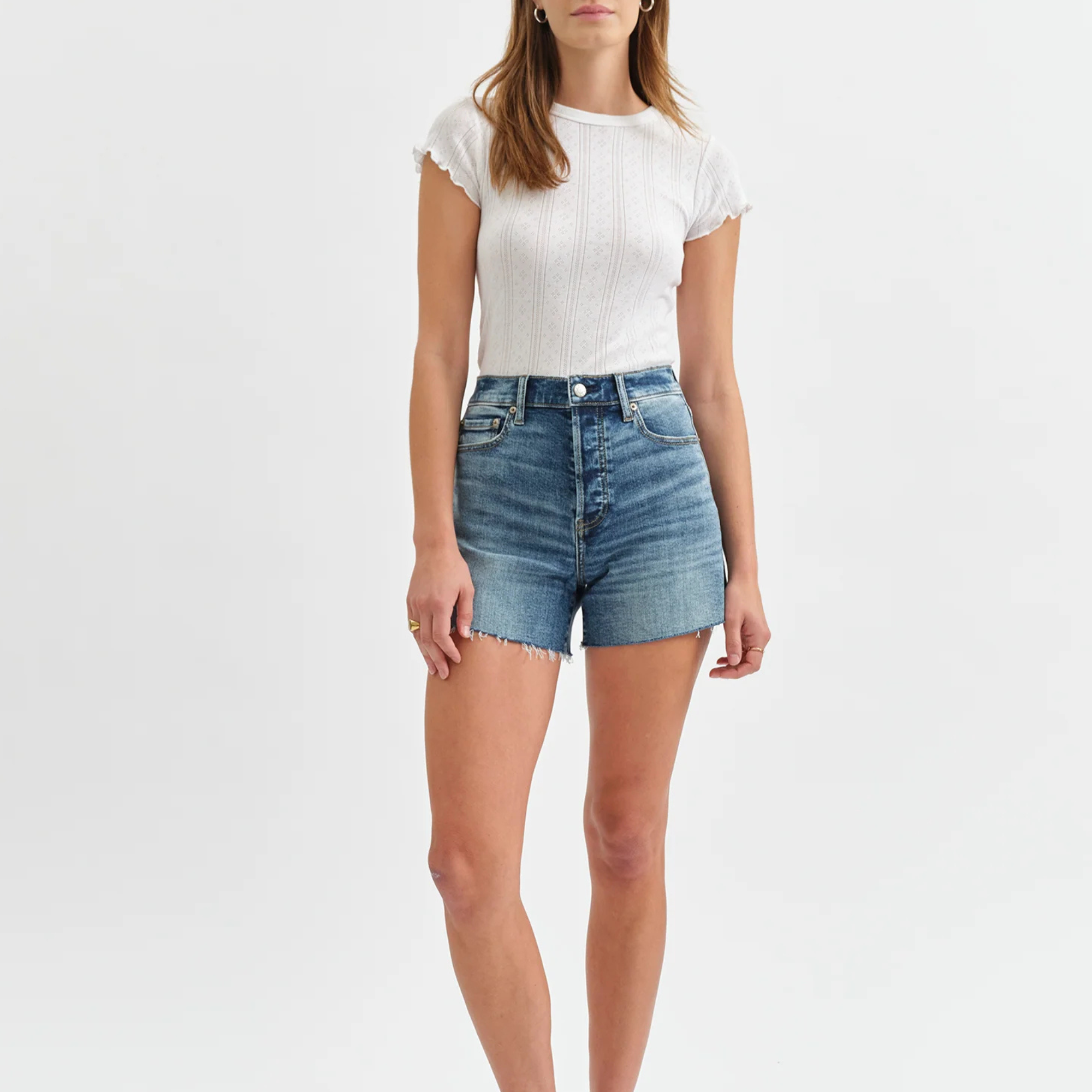 Bottom Line High Rise Shorts-Shorts-Vixen Collection, Day Spa and Women's Boutique Located in Seattle, Washington