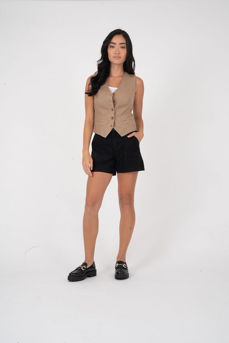 Women's High Rise Black Shorts Vixen Collection Seattle, WA