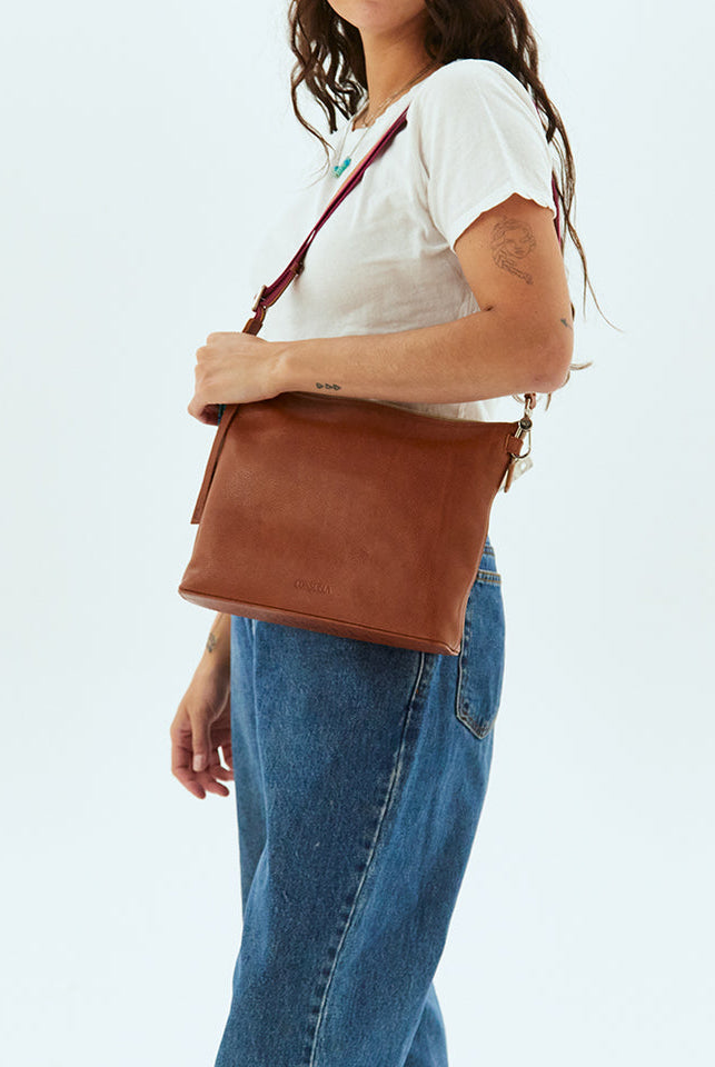 Consuela Brandy Downtown Crossbody-Bags + Wallets-Vixen Collection, Day Spa and Women's Boutique Located in Seattle, Washington