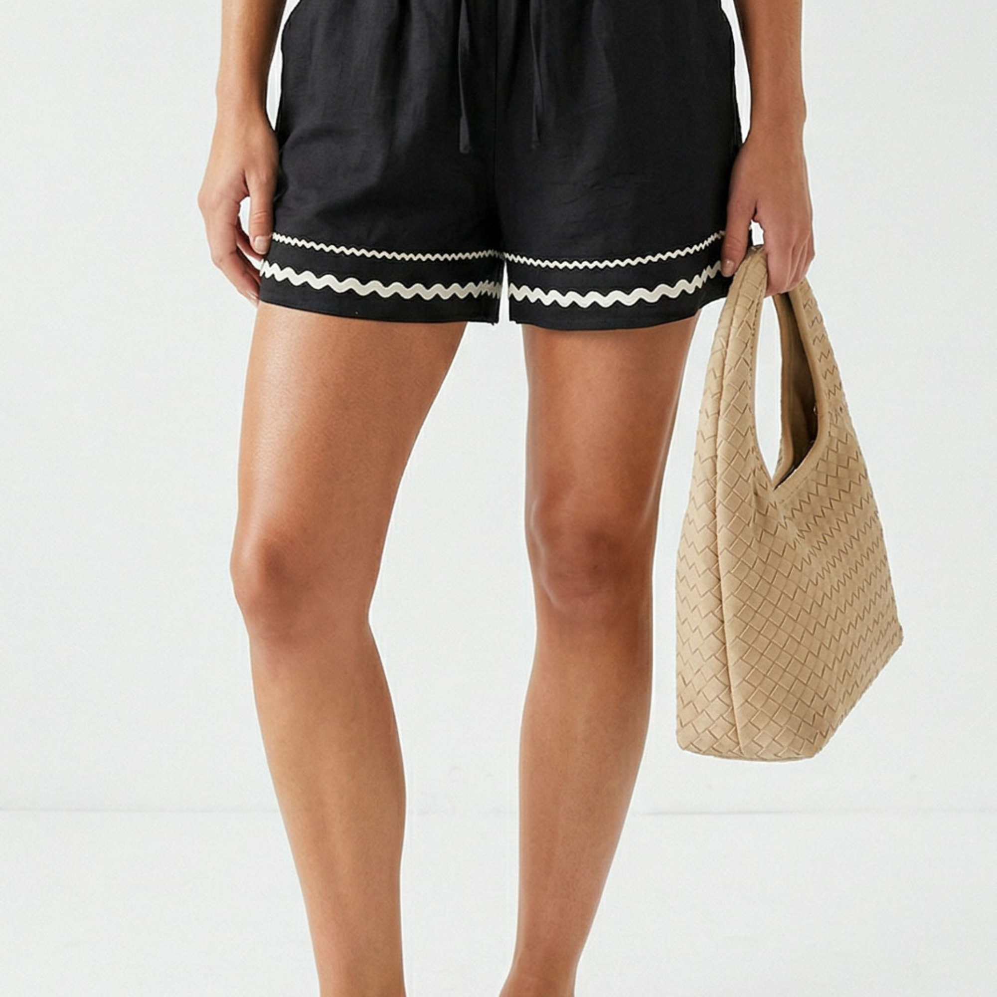 Shelly Linen Shorts-Shorts-Vixen Collection, Day Spa and Women's Boutique Located in Seattle, Washington