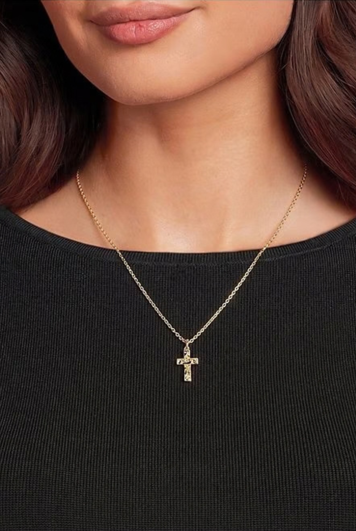 Cross Pendant Necklace-Necklaces-Vixen Collection, Day Spa and Women's Boutique Located in Seattle, Washington