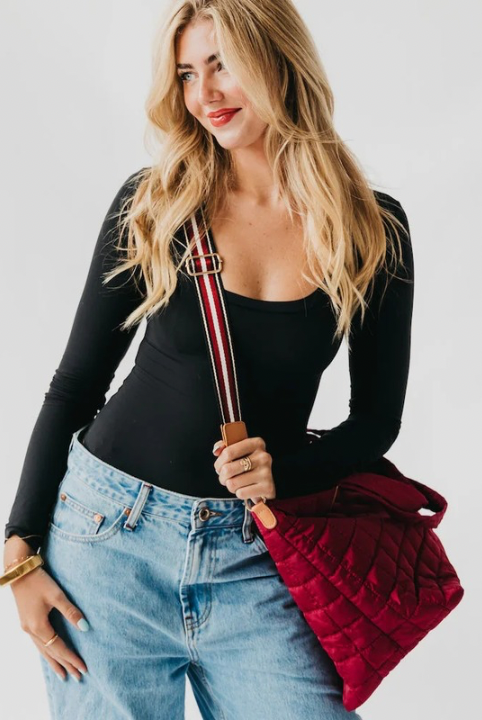 Day Dreamer Quilted Tote Bag-Bags + Wallets-Vixen Collection, Day Spa and Women's Boutique Located in Seattle, Washington
