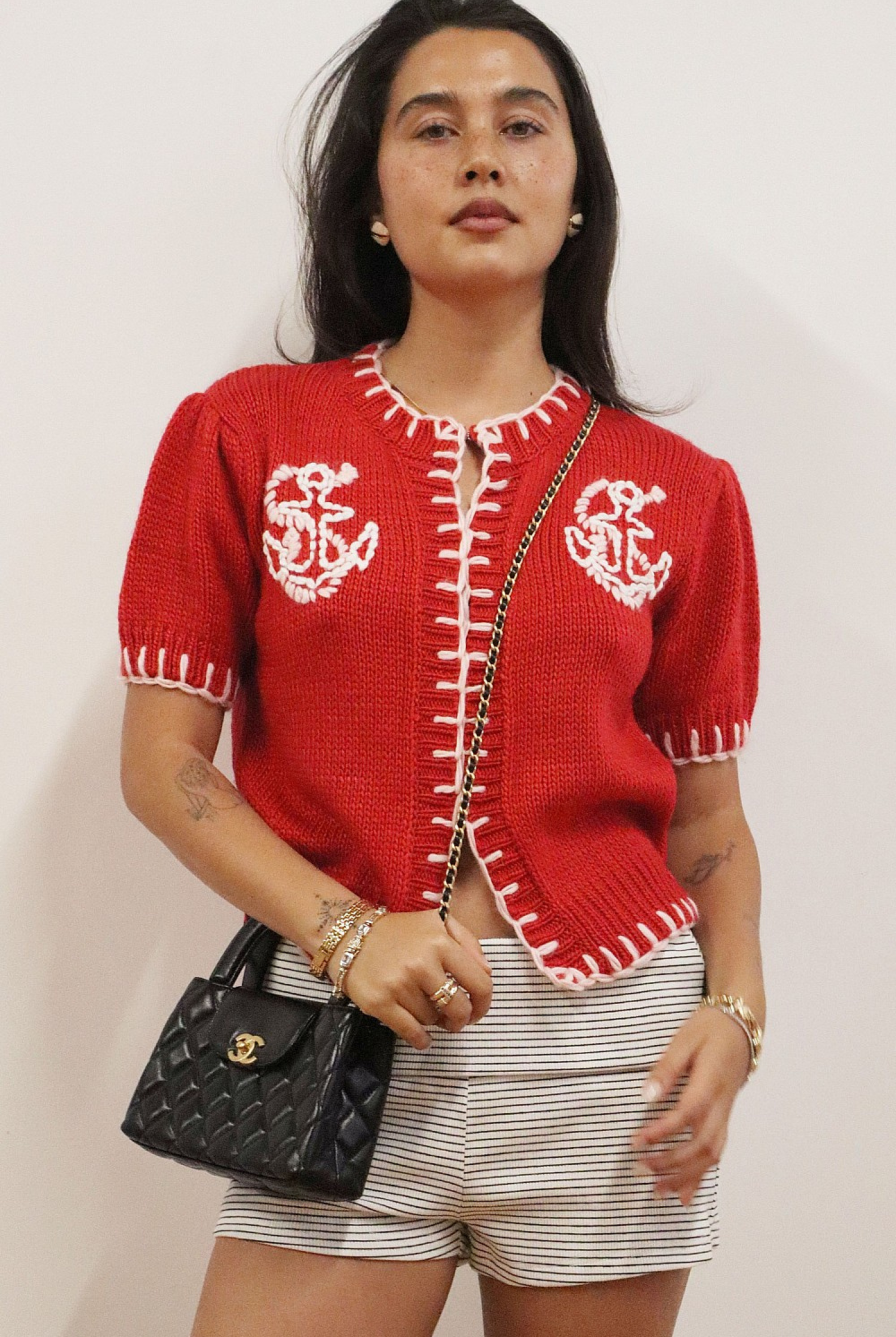 Dockside Darling Knit Cardigan-Tops-Vixen Collection, Day Spa and Women's Boutique Located in Seattle, Washington