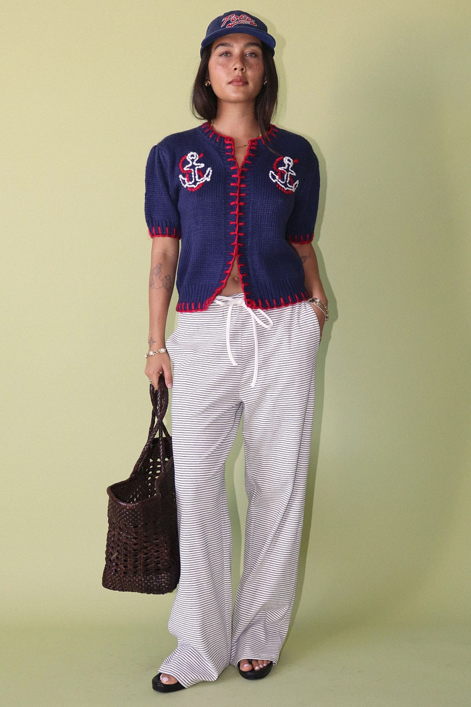 Dockside Darling Knit Cardigan-Tops-Vixen Collection, Day Spa and Women's Boutique Located in Seattle, Washington