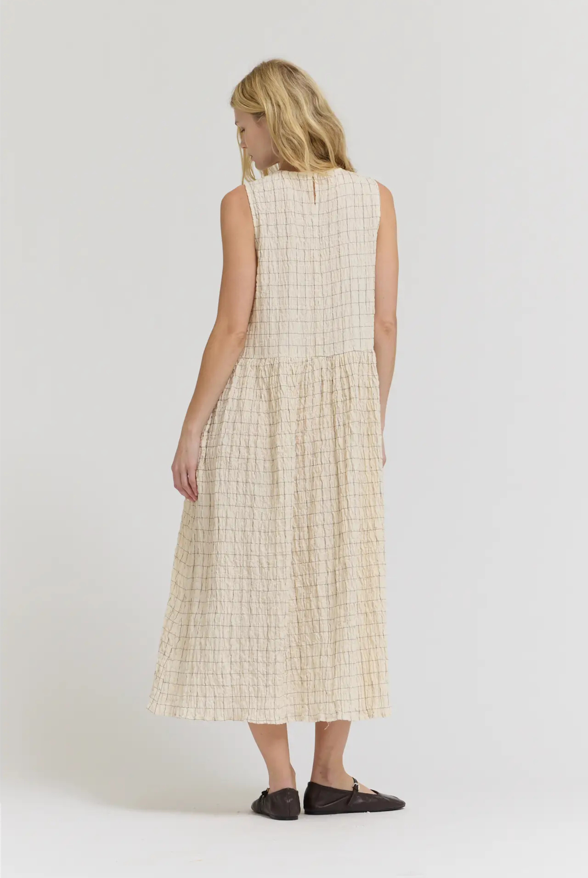 Earthtone Ease Dress-Dresses-Vixen Collection, Day Spa and Women's Boutique Located in Seattle, Washington